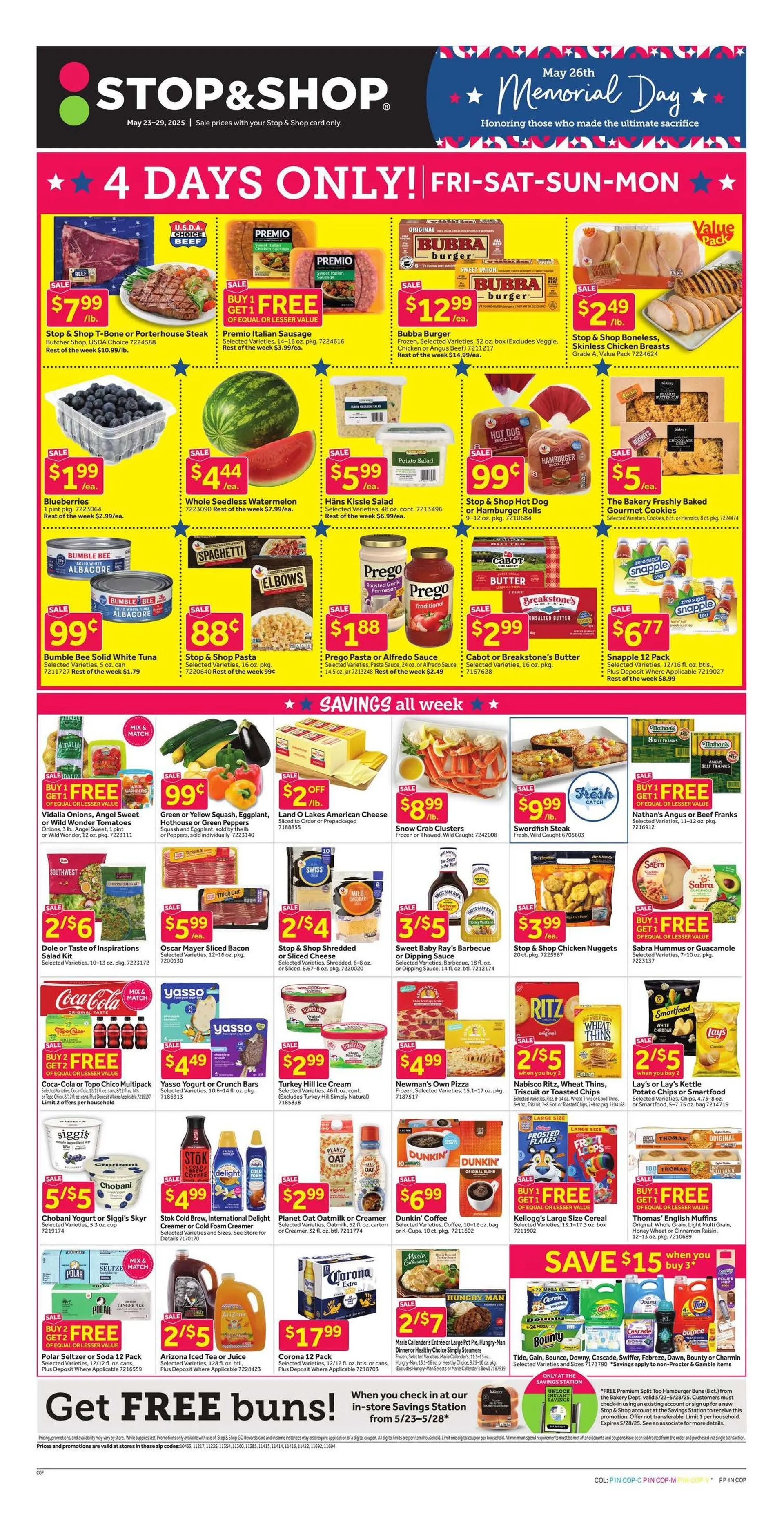Weekly ad Stop & Shop Weekly Ad from May 26 to May 30 2025 - Page 1
