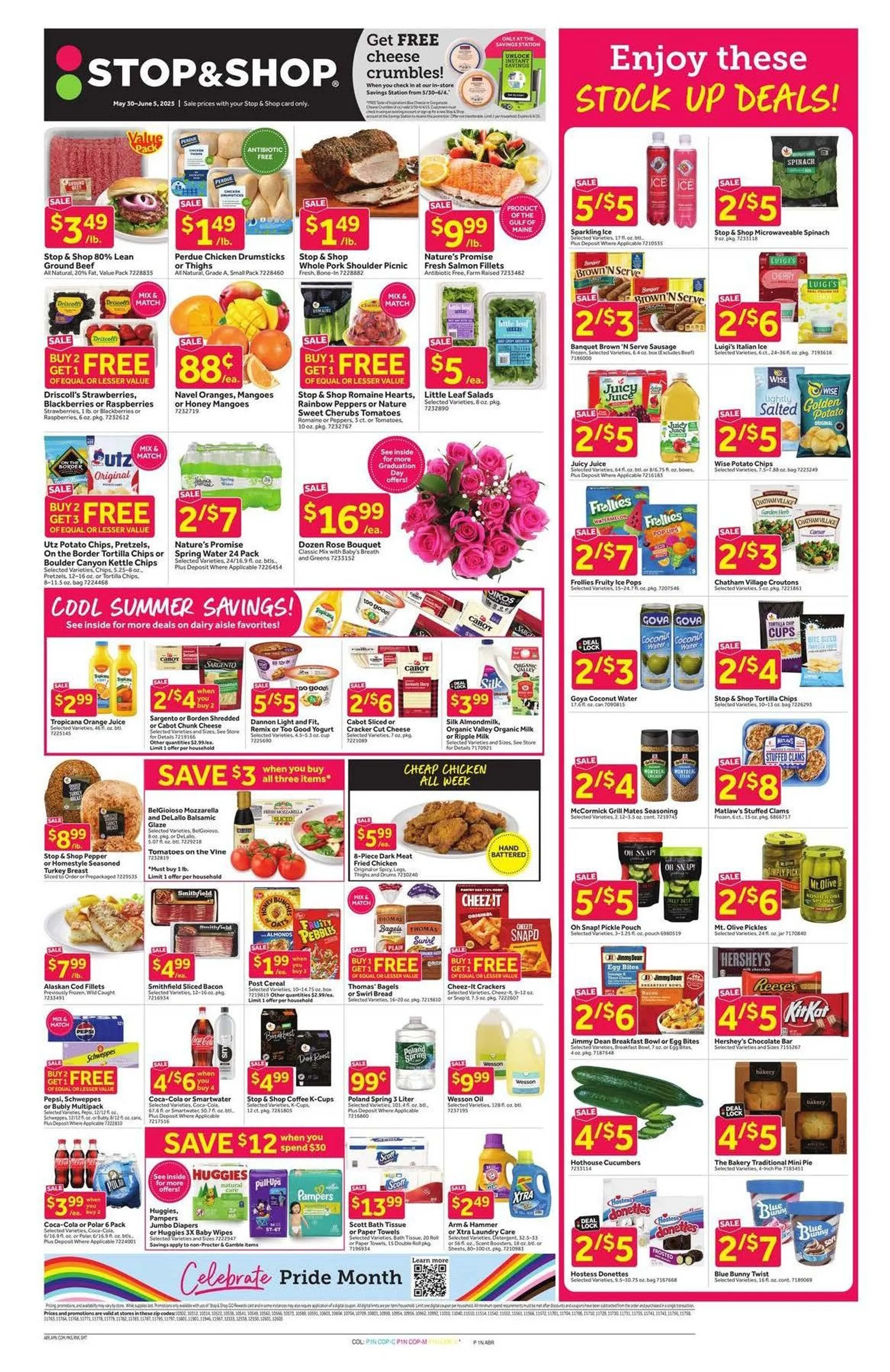 Weekly ad Stop & Shop Sales from May 30 to June 5 2025 - Page 1