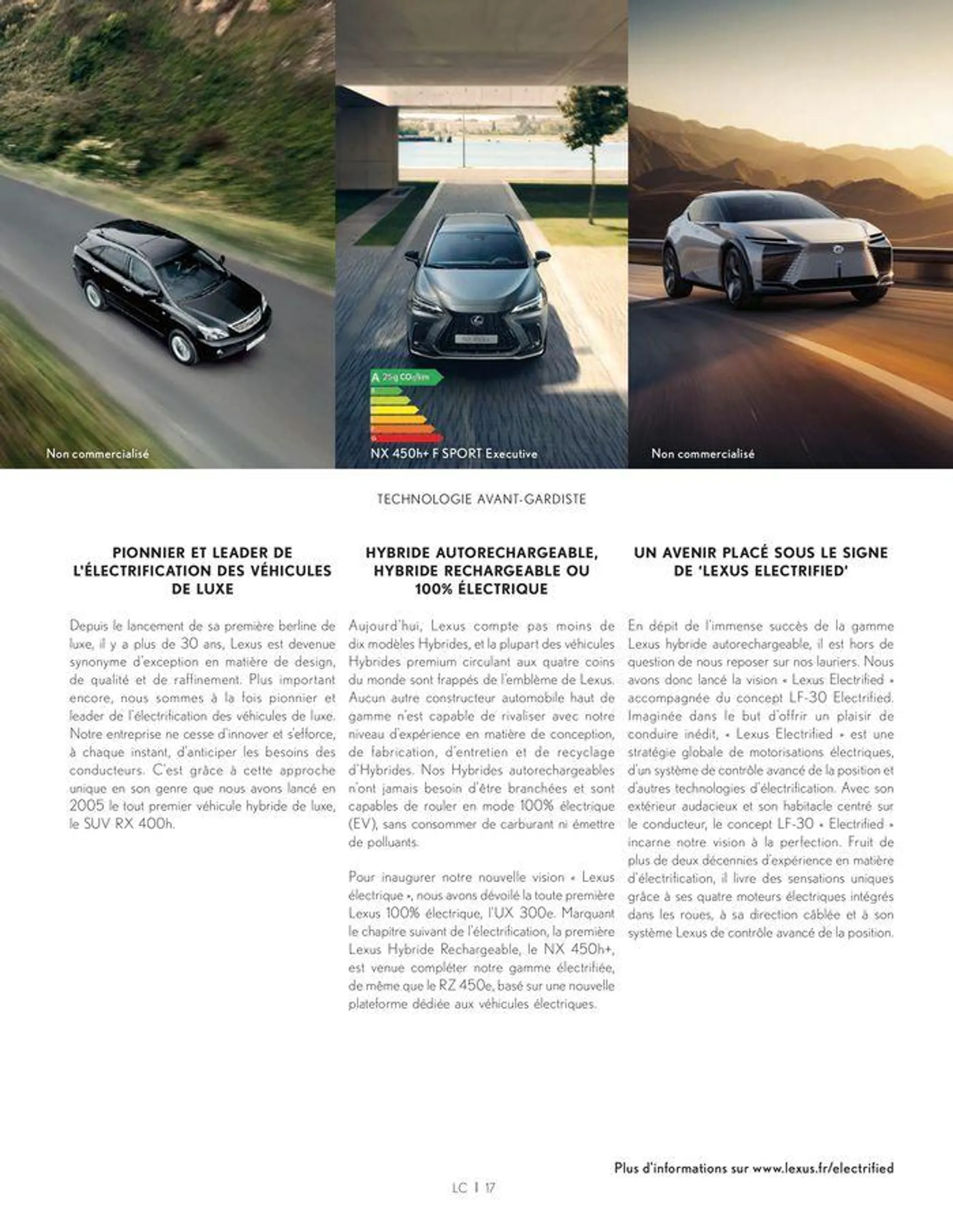 Lexus LC LC 500h et LC 500 du 24 juin au 28 février 2025 - Catalogue page 17