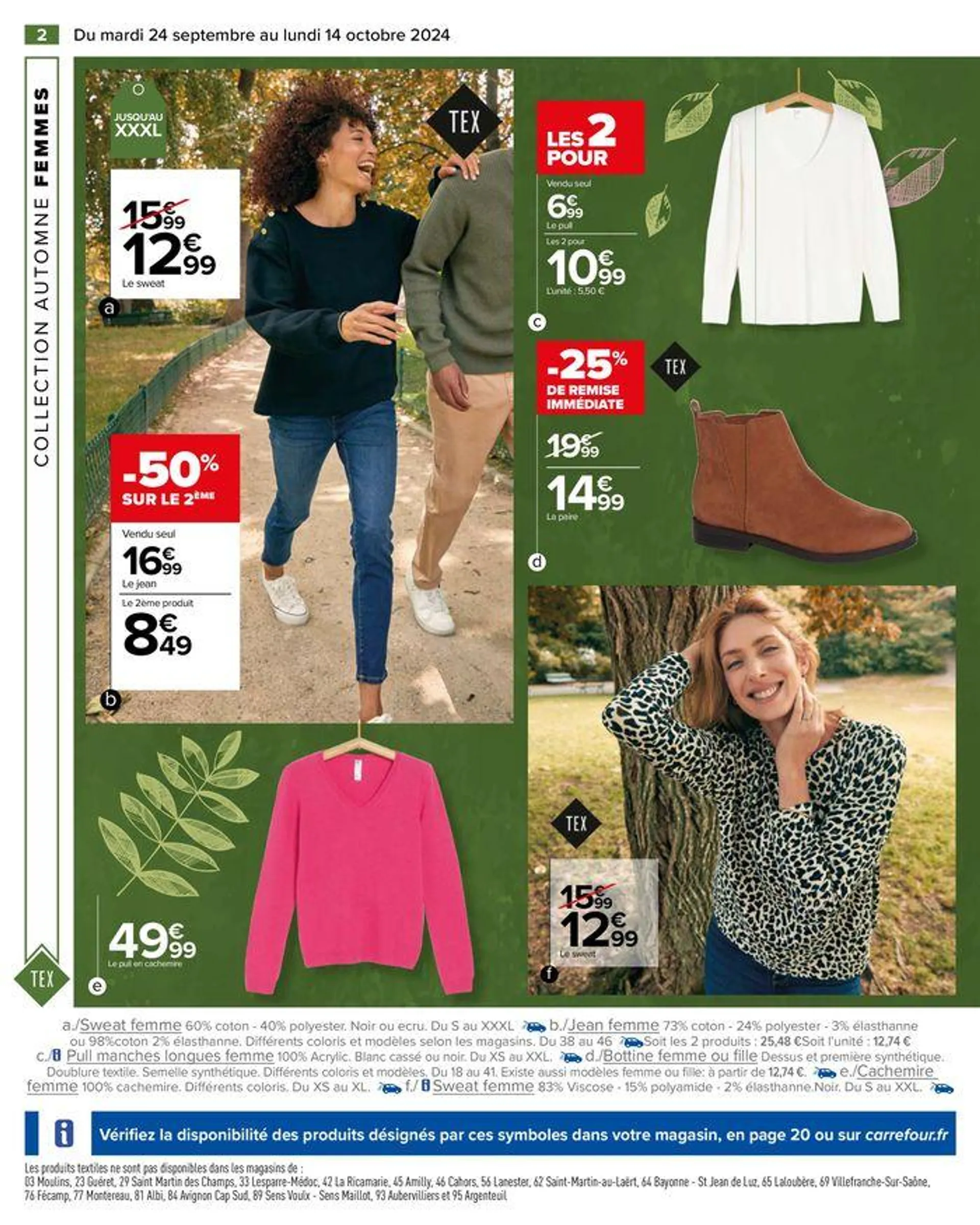 TEX COLLECTION AUTOMNE du 24 septembre au 14 octobre 2024 - Catalogue page 4