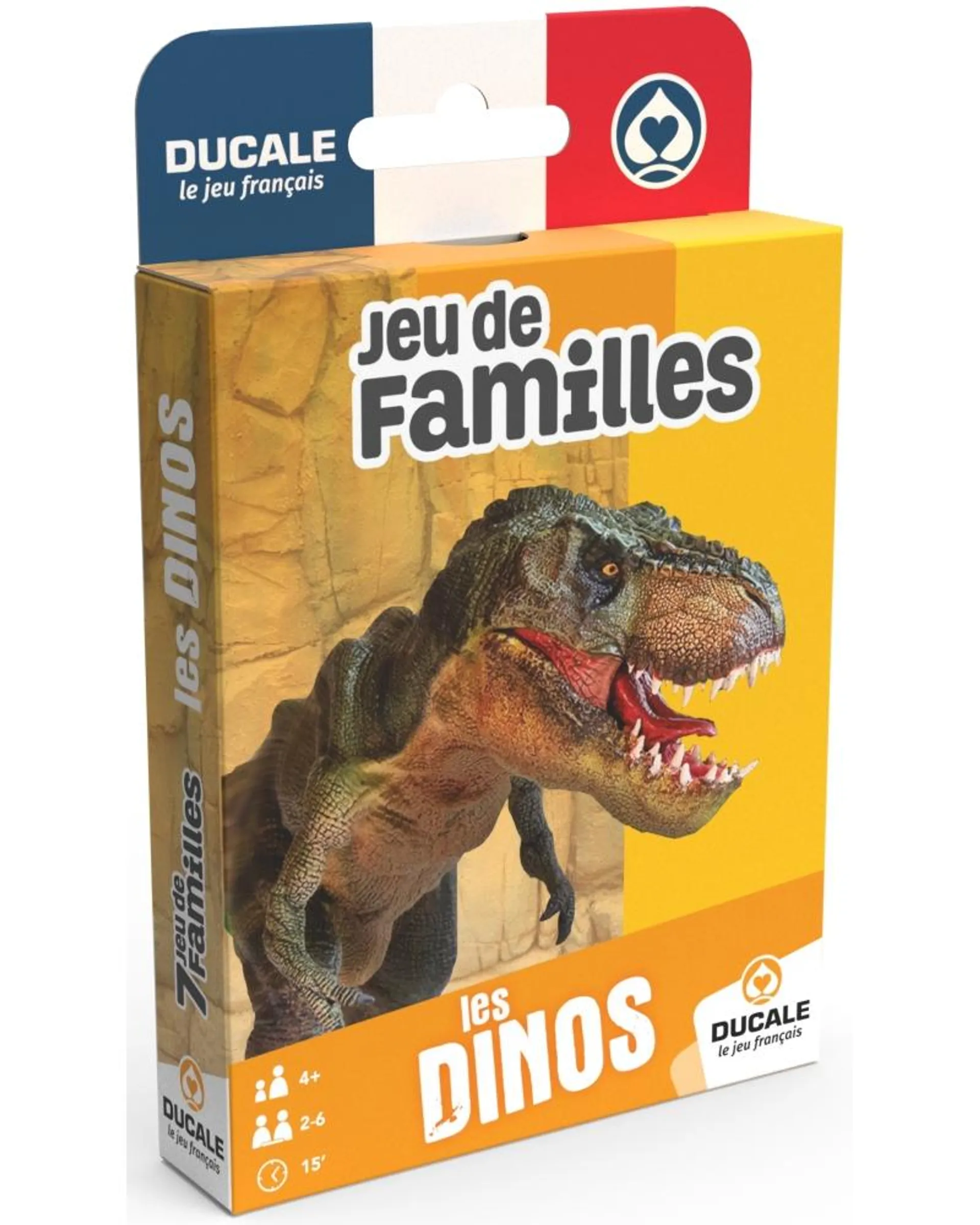 JEU DE FAMILLE DINOSAURES - LE JEU FRANÇAIS EN ECO FORMAT