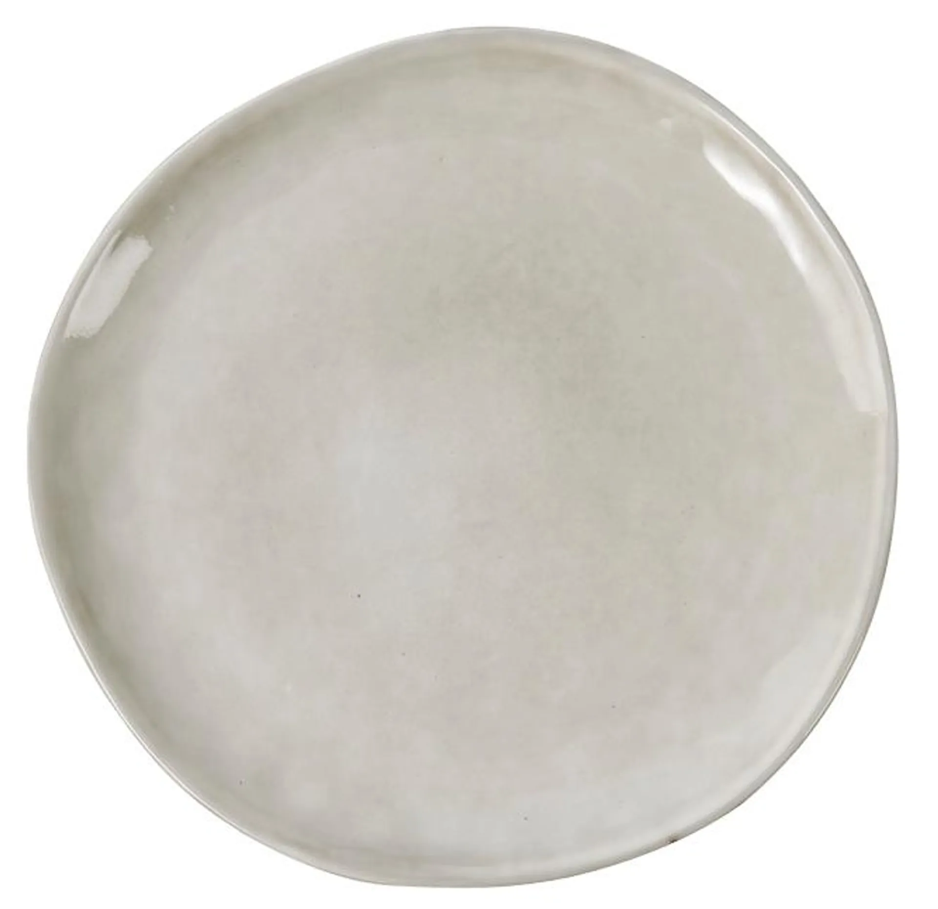 EARTH MARL Assiette plate crème