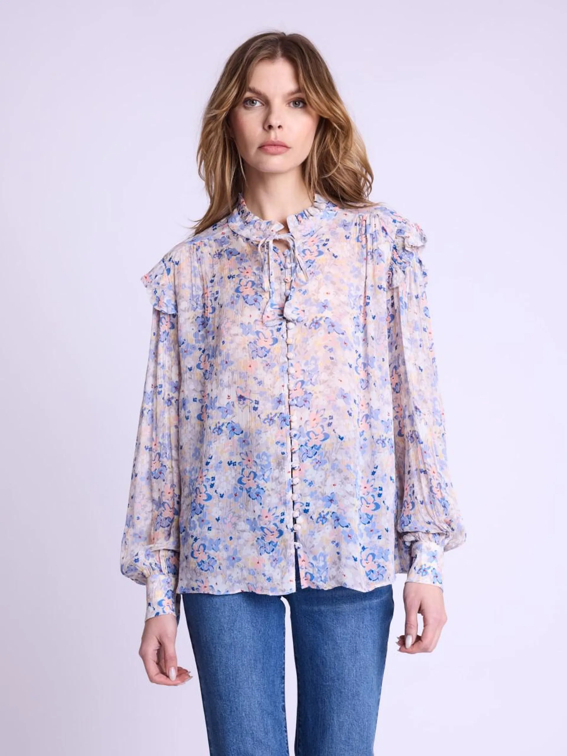 CHISCA | Blouse fluide à imprimé floral