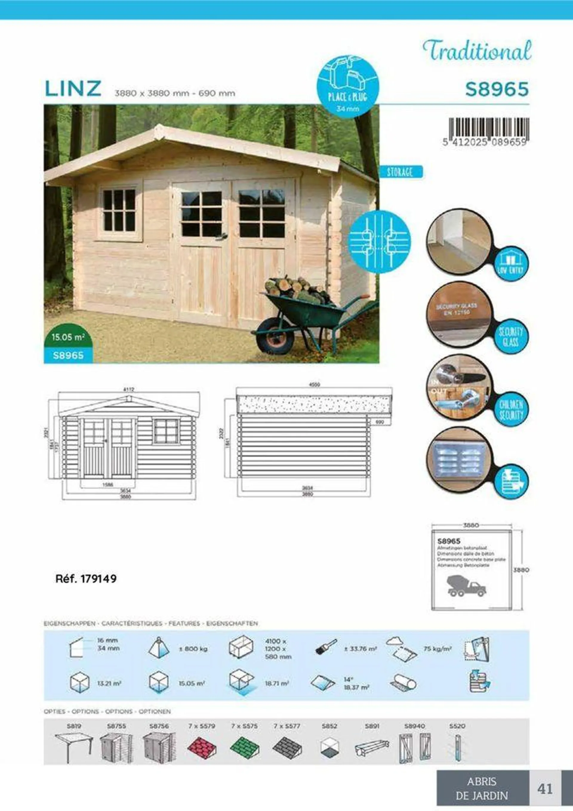 Abris de Jardin du 31 janvier au 31 décembre 2024 - Catalogue page 39