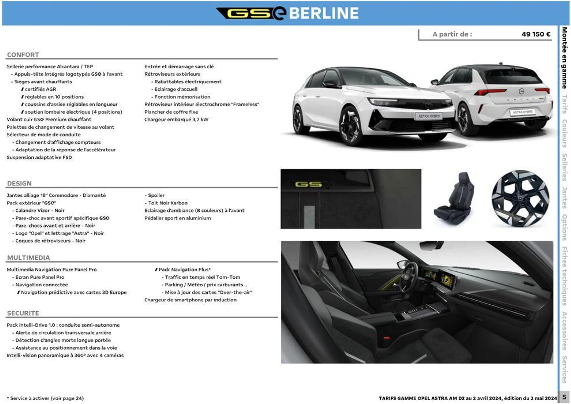 Opel Nouvelle Astra du 3 mai au 3 mai 2025 - Catalogue page 6