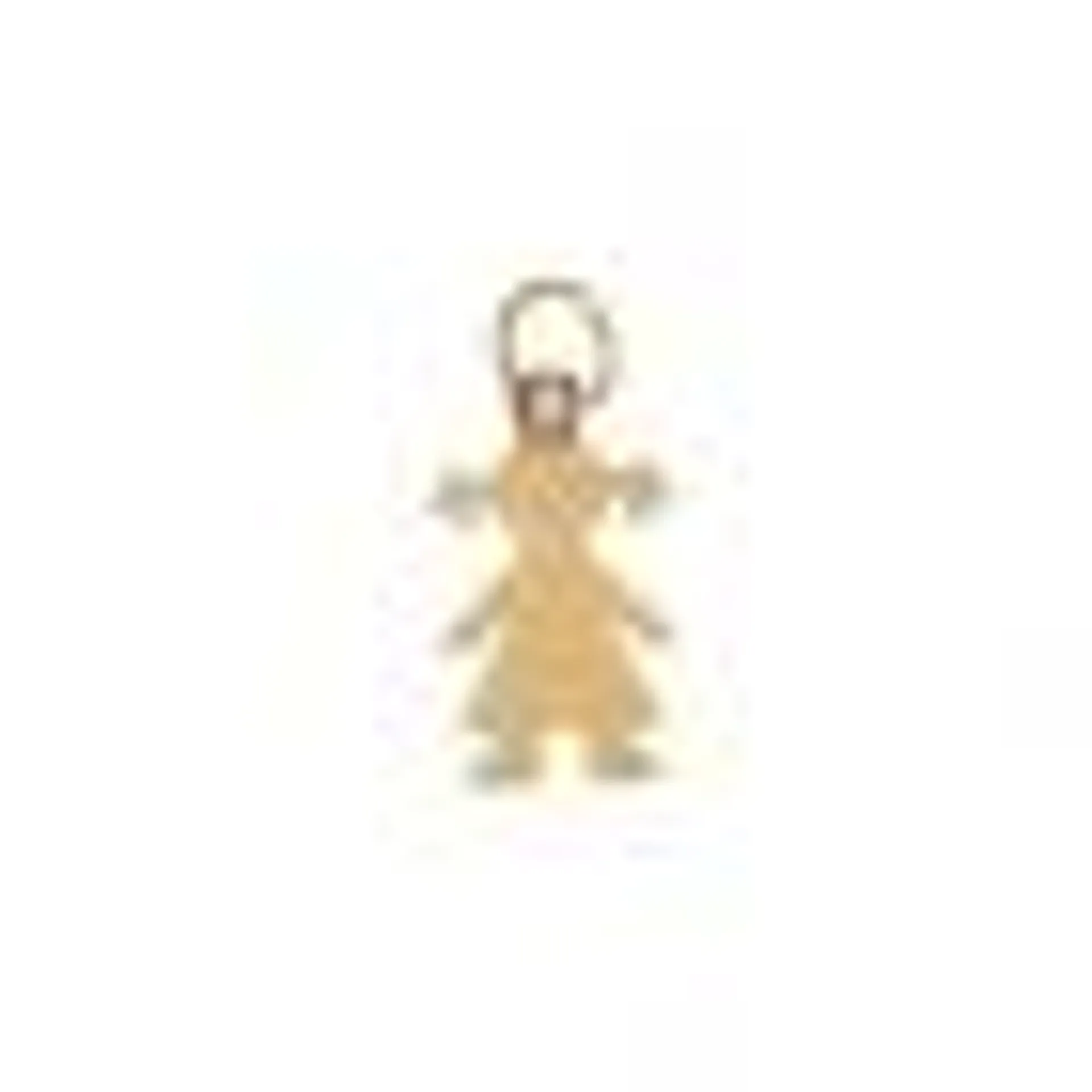 PENDENTIF PETITE FILLE CARADOR OR 375/000