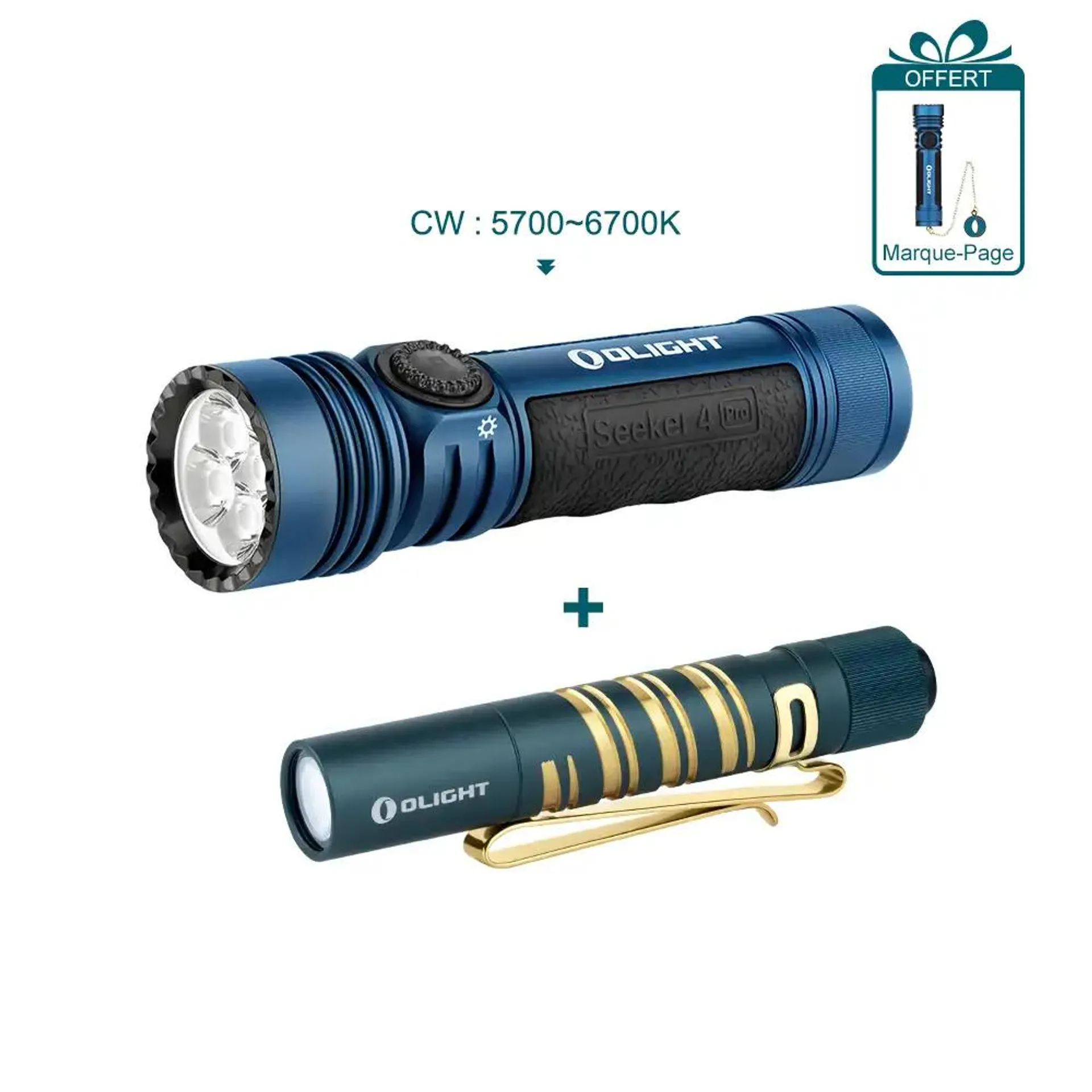 Olight Seeker 4 Pro en Pack