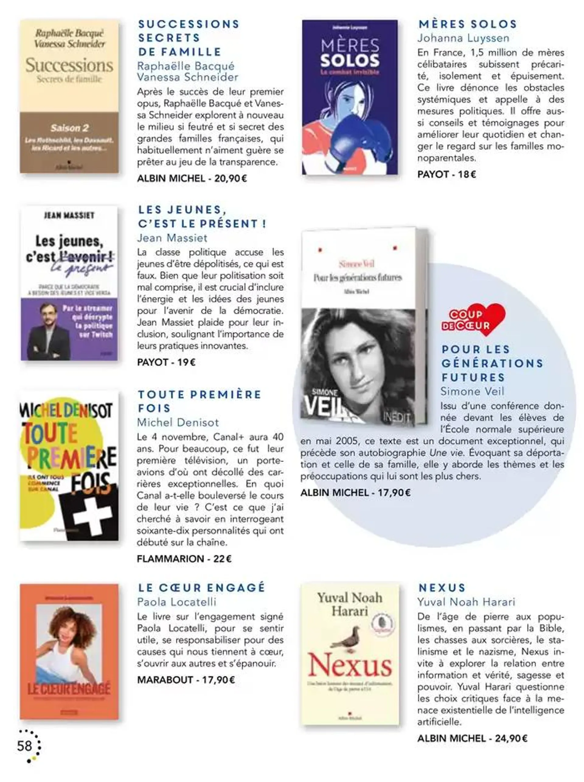 Les belles surprises de Noël du 23 octobre au 25 décembre 2024 - Catalogue page 58