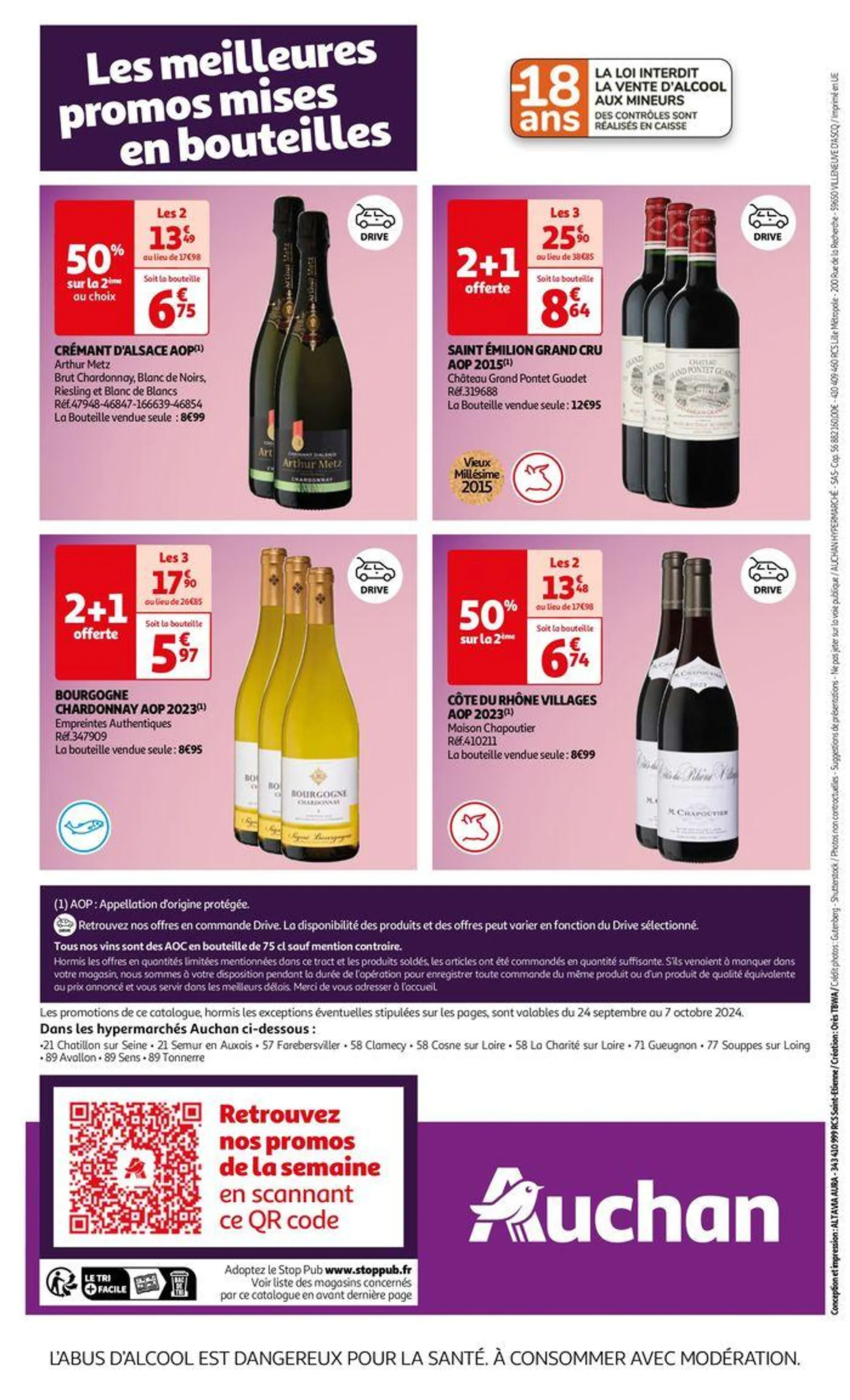 Foire au vins : Un grand choix de cuvées du 24 septembre au 7 octobre 2024 - Catalogue page 40