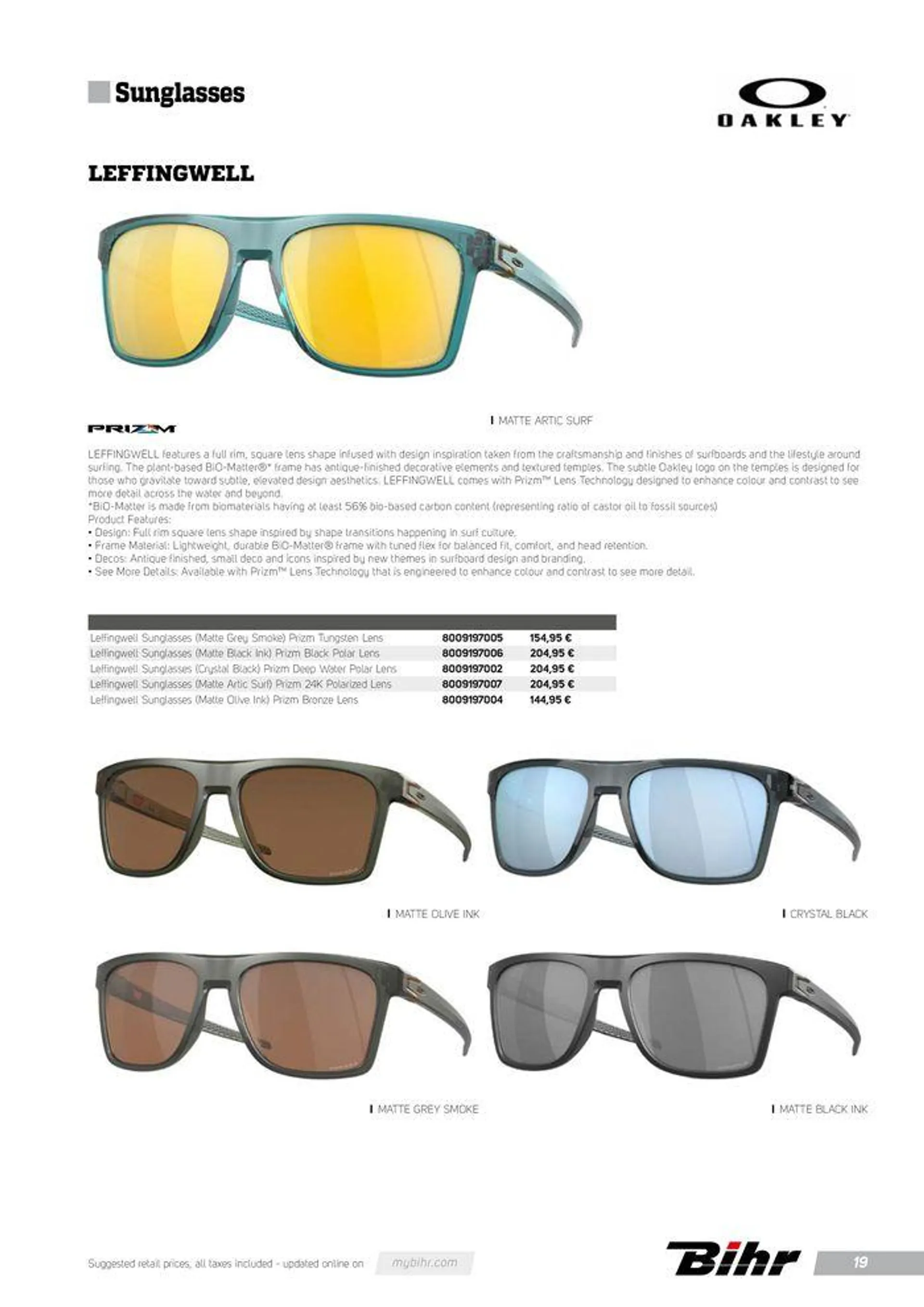 Lunettes de soleil OAKLEY Automne 2024 - 19