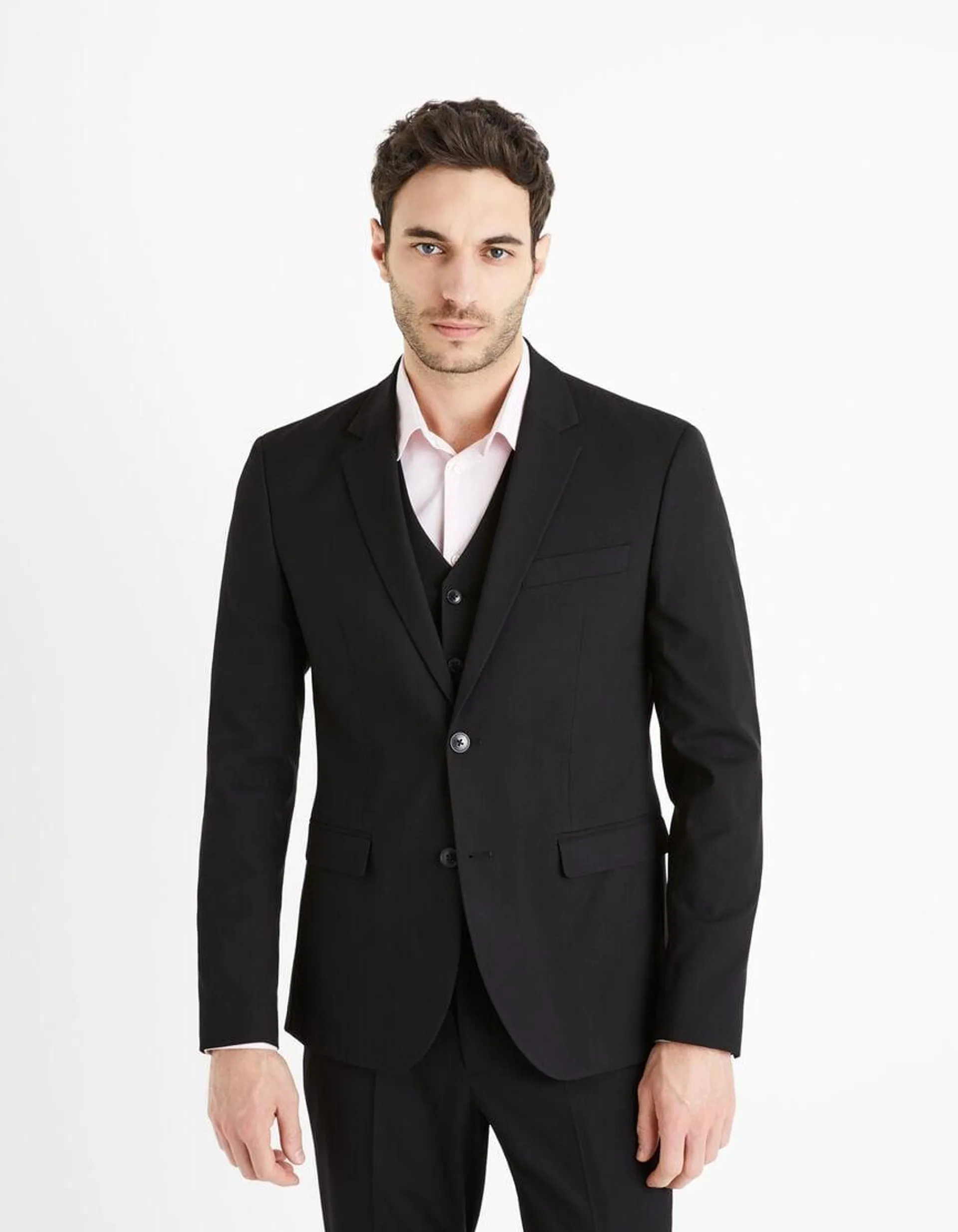 Veste de costume slim - noir