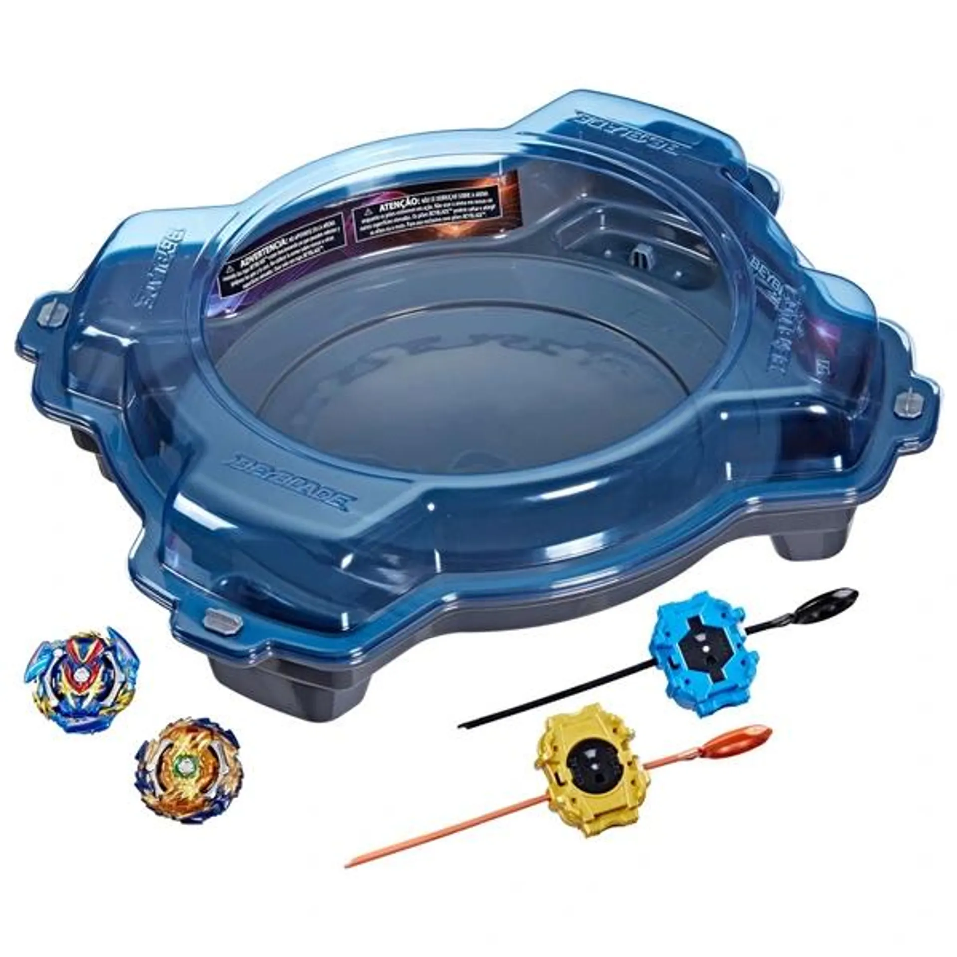 Beyblade - Burst Set Pro Champions d'Elite Evo Arène et 2 Toupies