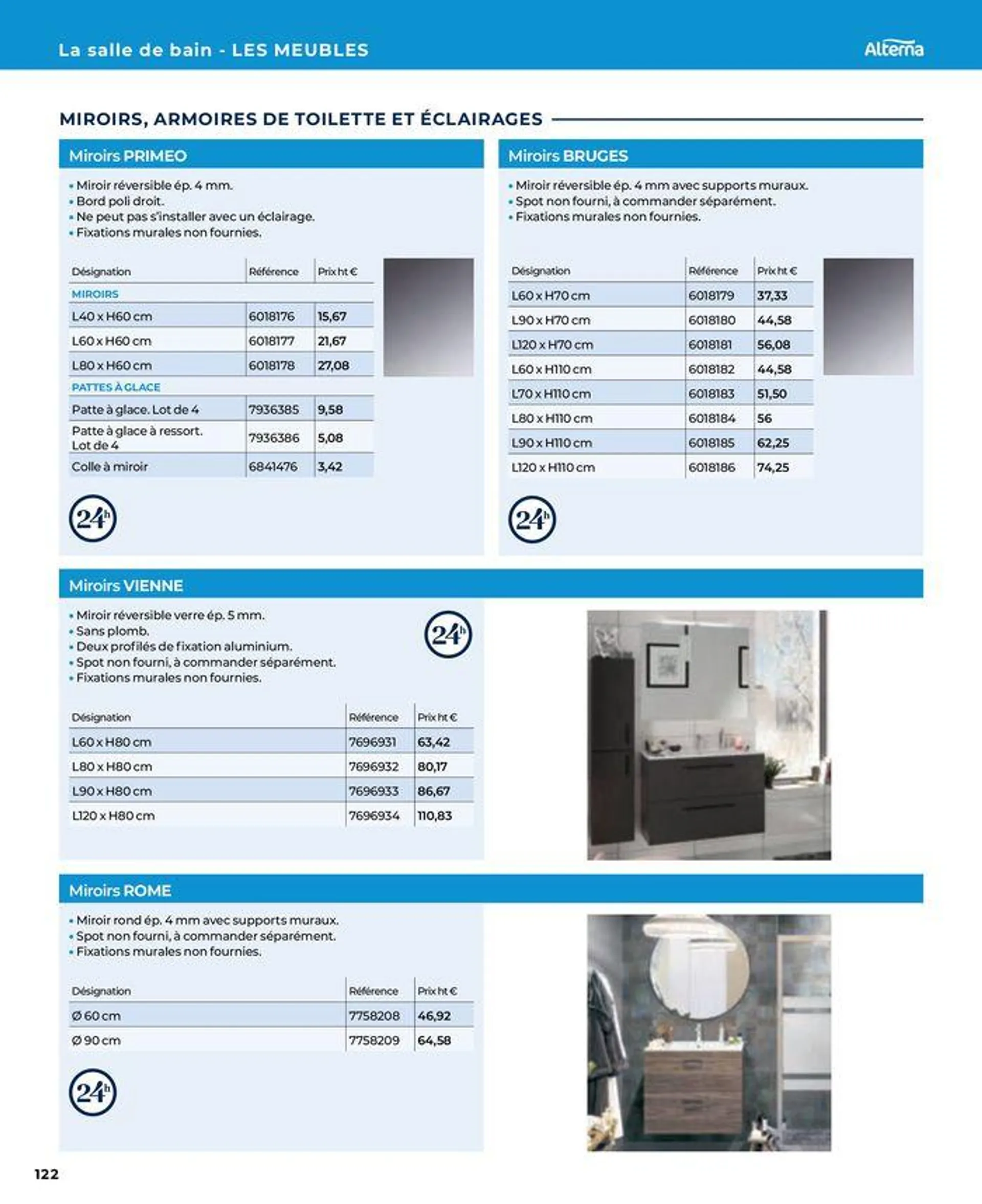 La salle de bain en toute sérénité du 17 janvier au 31 août 2024 - Catalogue page 122