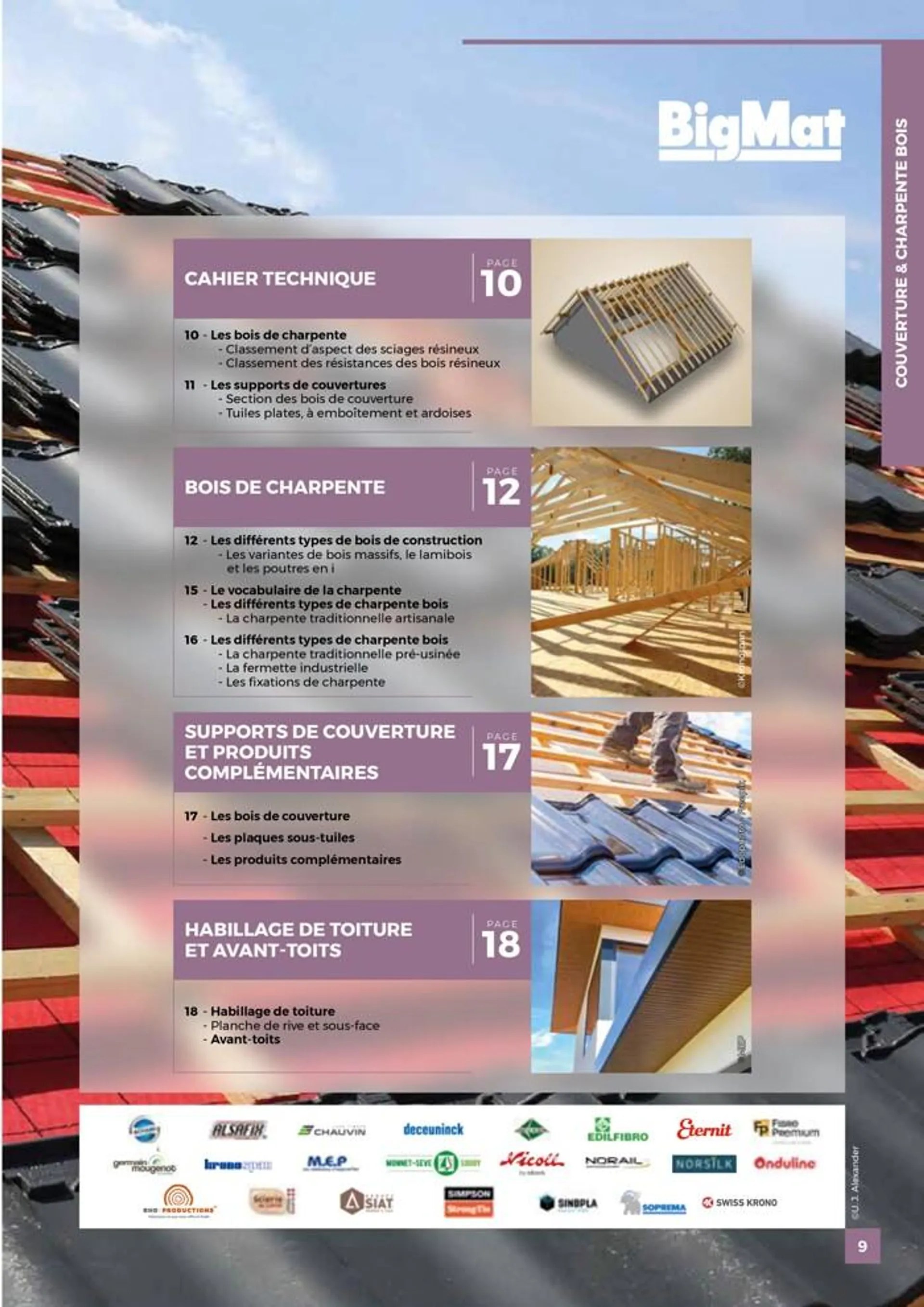 Guide Toiture du 19 juin au 31 janvier 2025 - Catalogue page 9