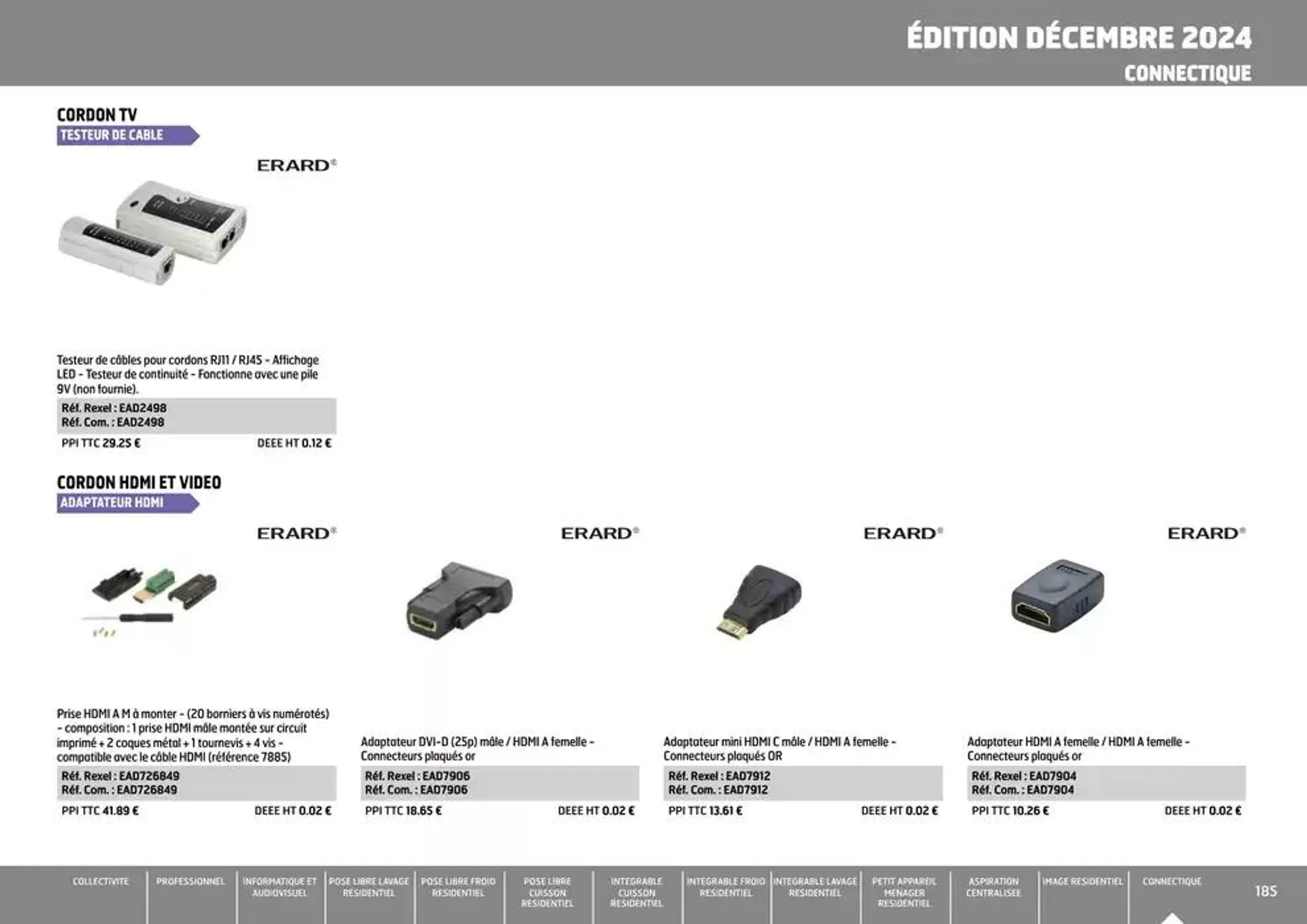 Equipement collectif & residentiel 2024 du 12 décembre au 31 décembre 2024 - Catalogue page 185