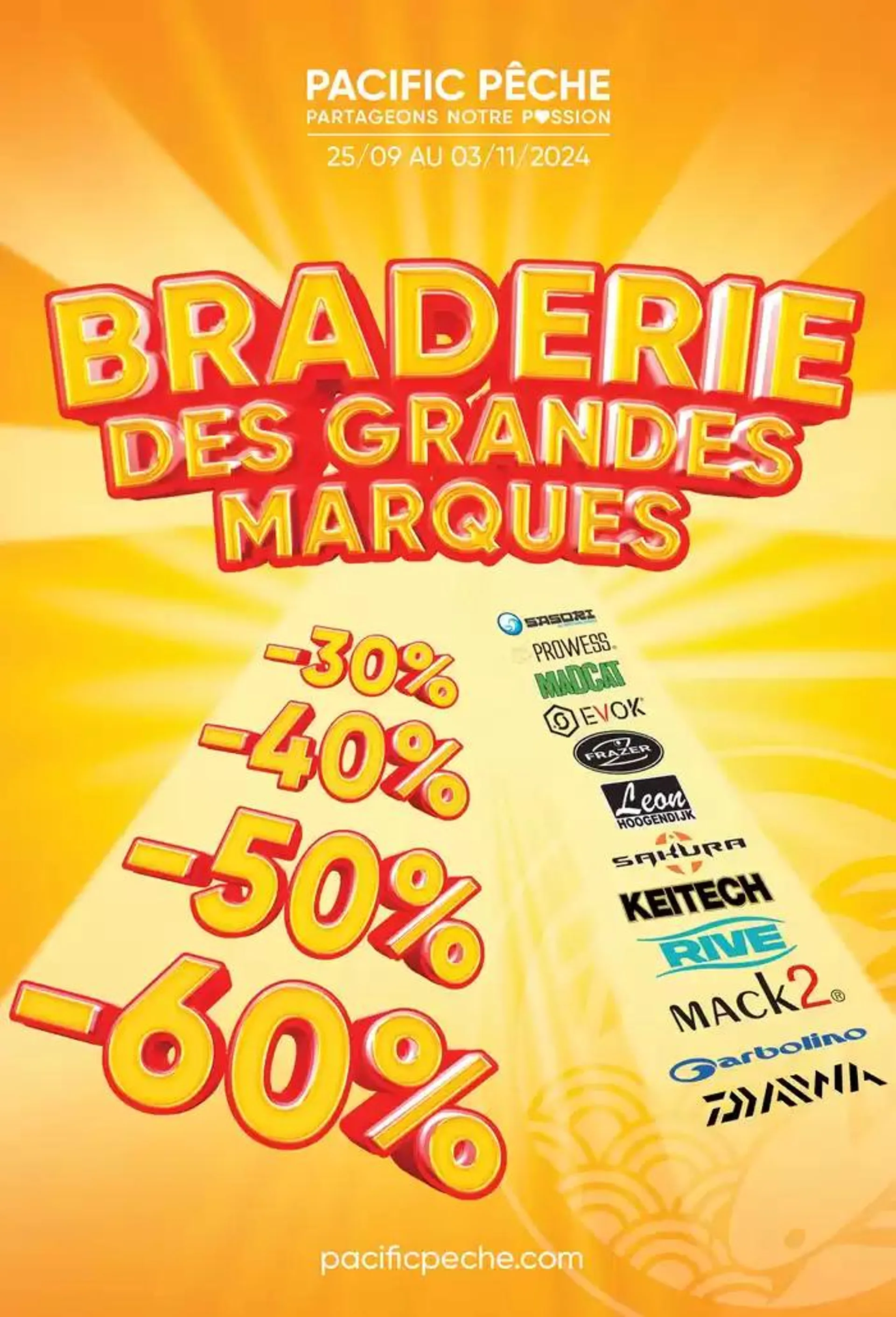 La Braderie des Grandes Marques est de retour chez Pacific Pêche ! - 1