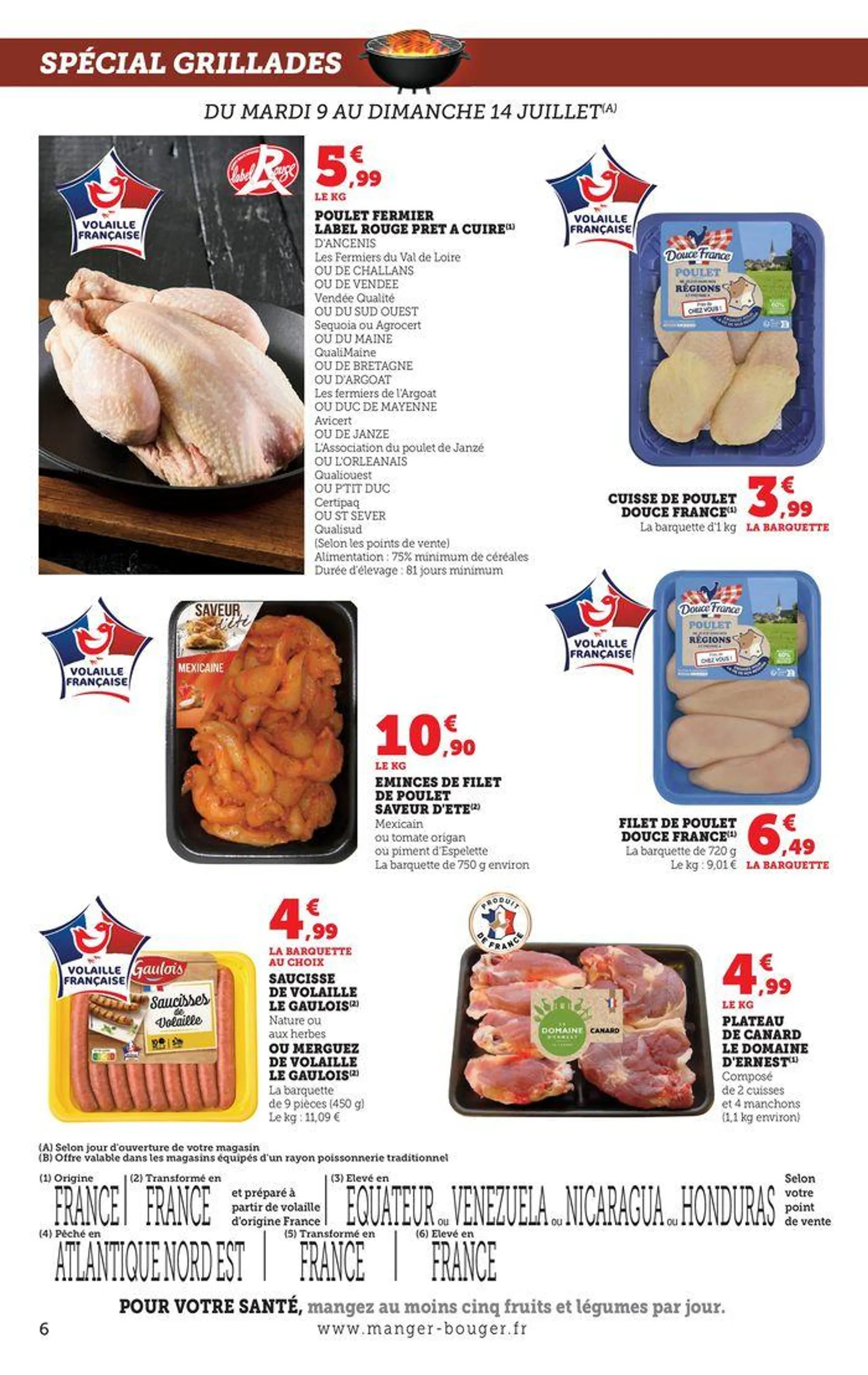 Le marché à prix bas ! du 9 juillet au 14 juillet 2024 - Catalogue page 6