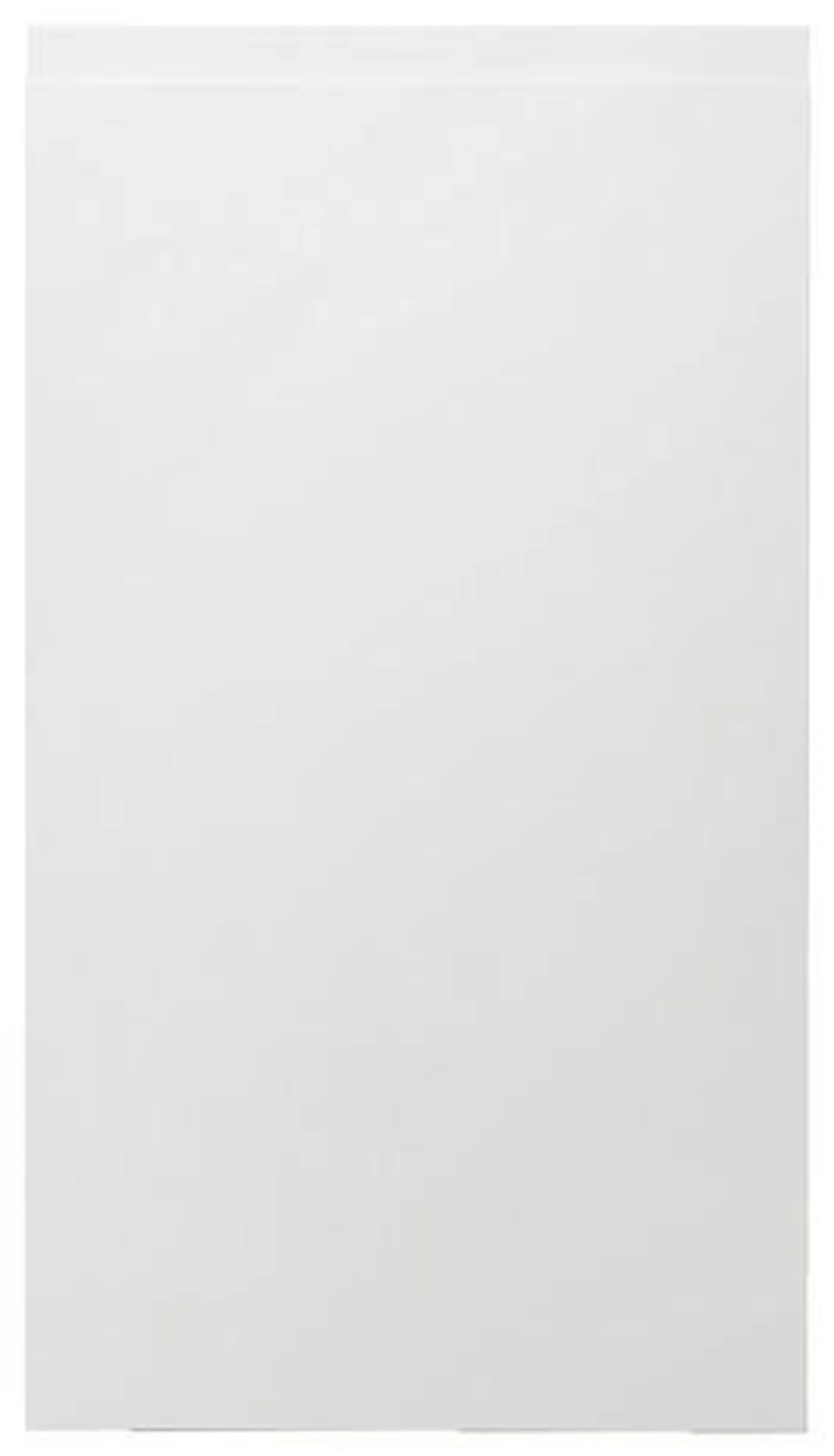 Façade 1 porte 40cm "GARCINIA/GLORIAN" blanc brillant - L. 39.7 x H. 71.5cm - GoodHome