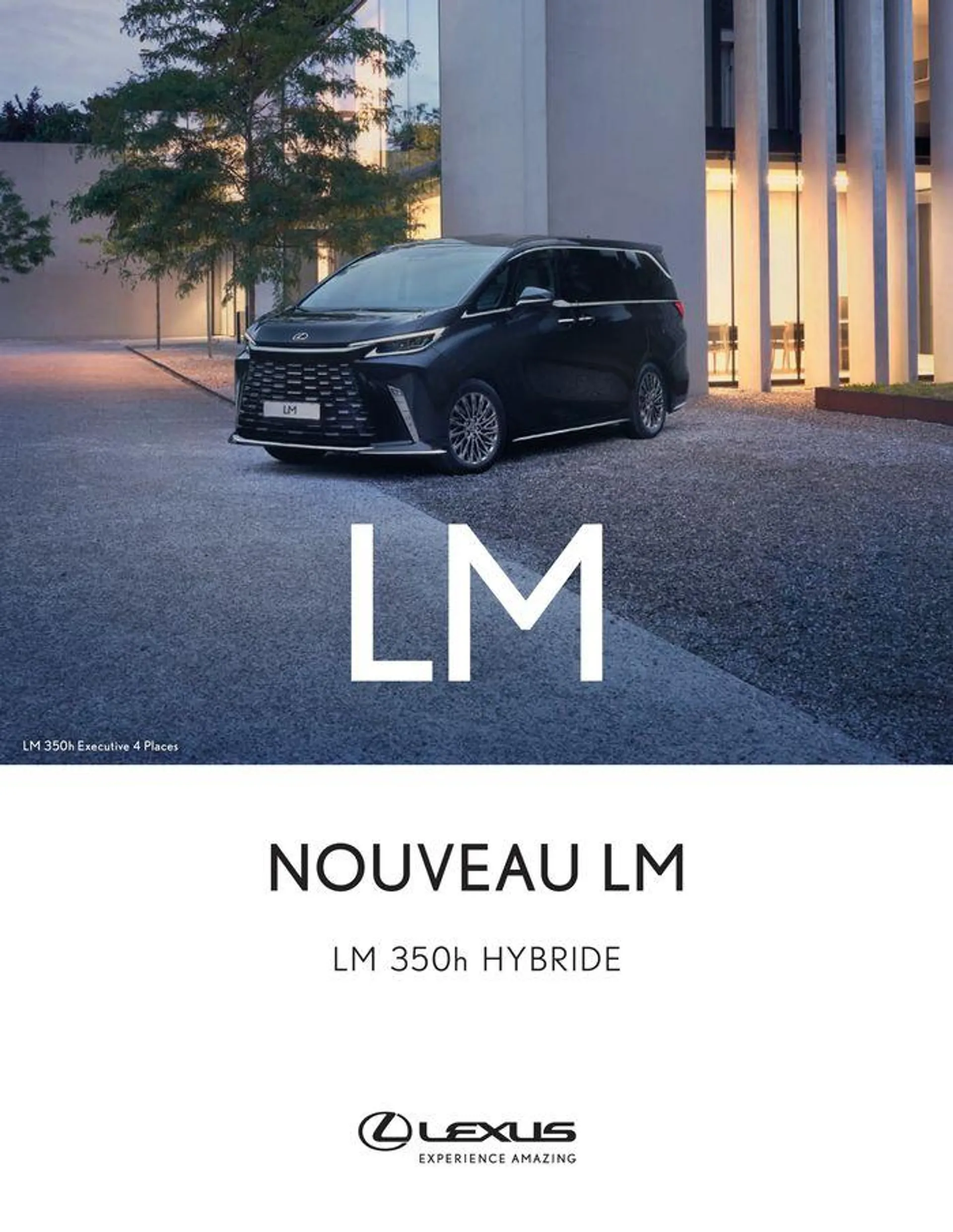 Lexus NOUVEAU LM  du 24 juin au 28 février 2025 - Catalogue page 1