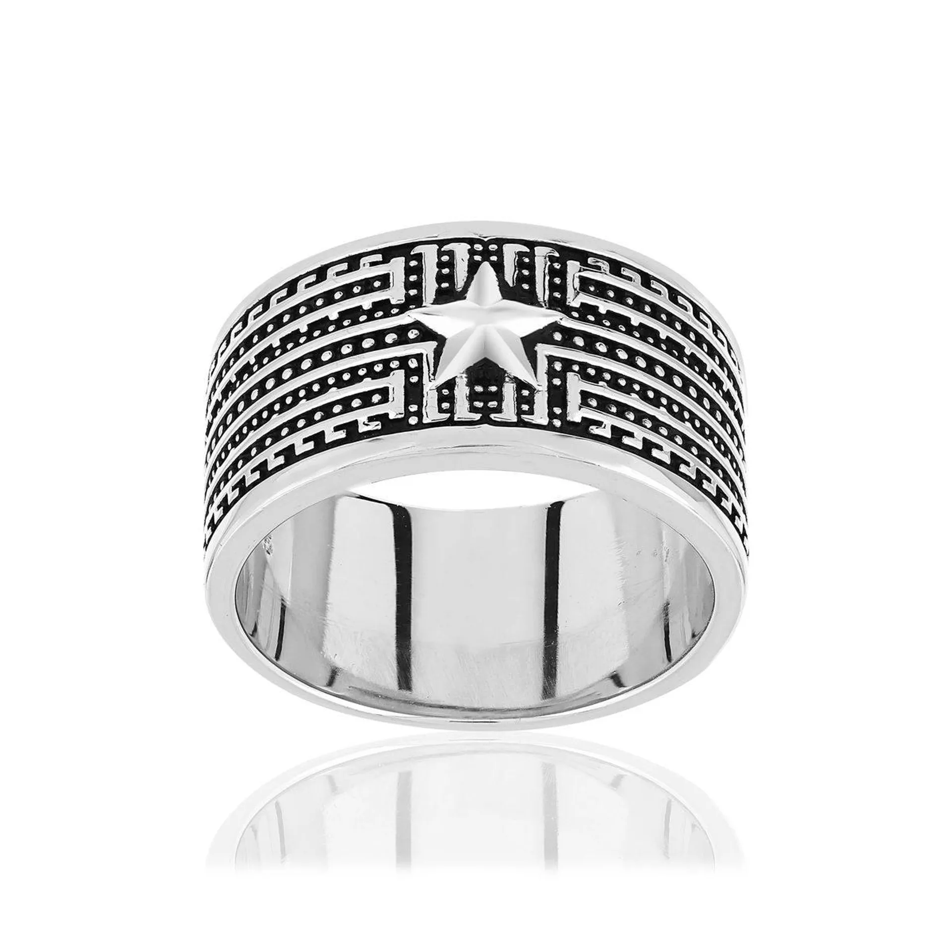 Bague argent 925, étoile