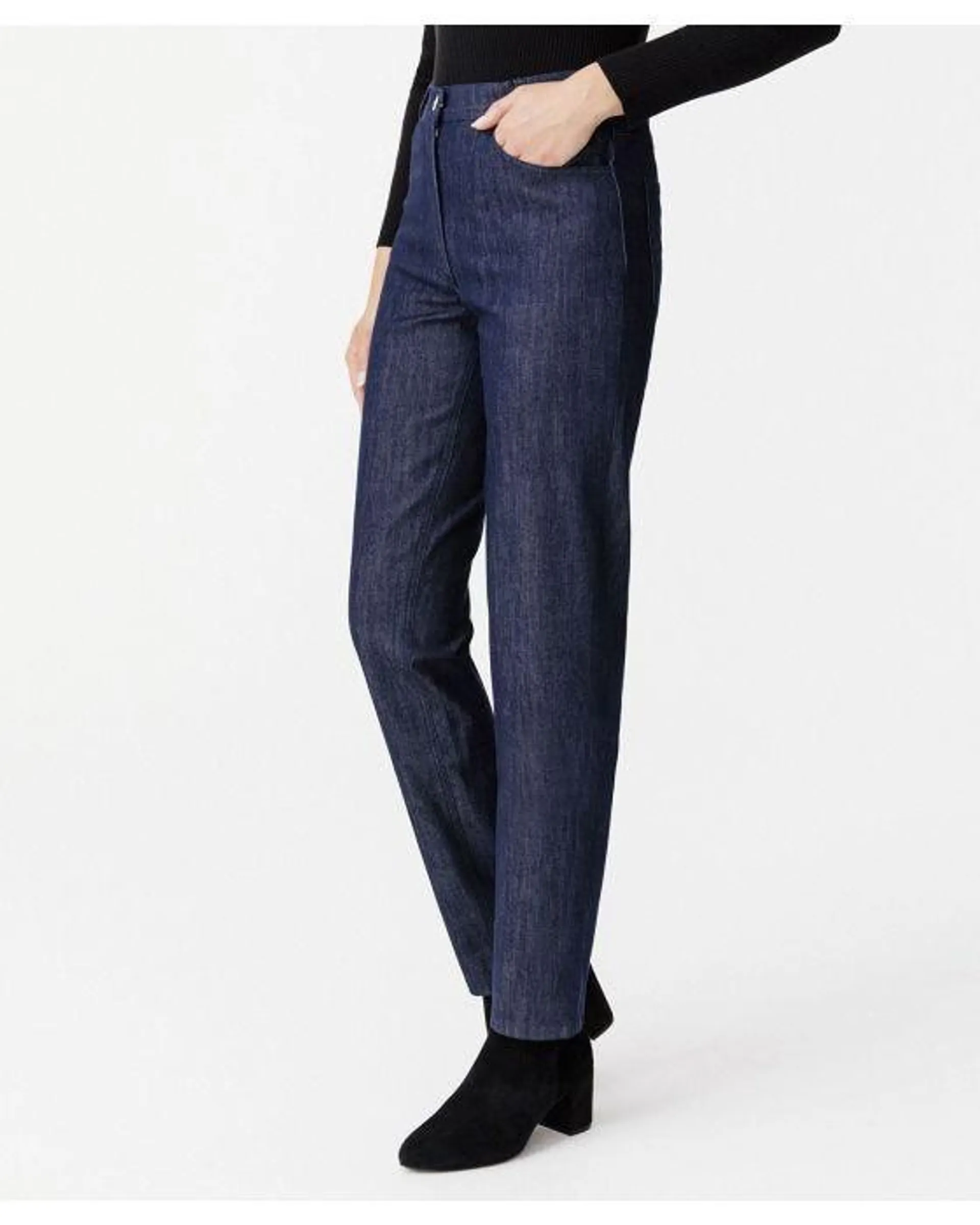 Pantalon stretch en toile, 3 statures.