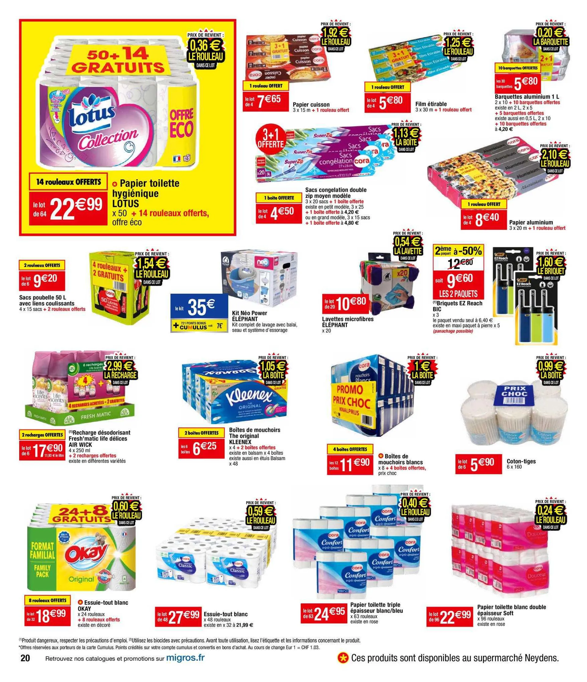 Catalogue Migros France du 23 août au 29 août 2023 - Catalogue page 20