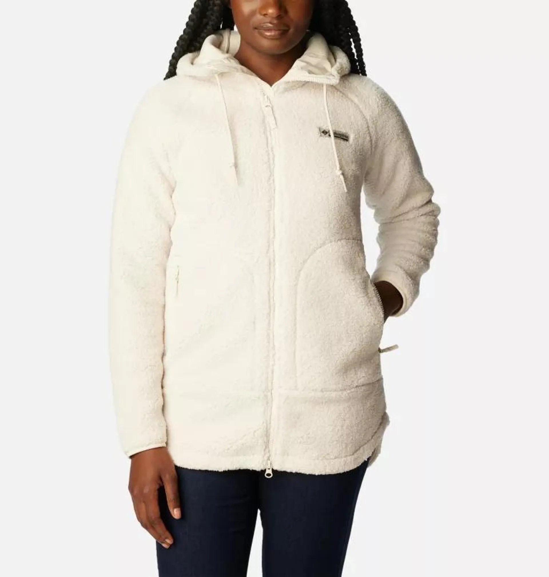 Veste Mi-Longue en Polaire Sherpa CSC™ Femme