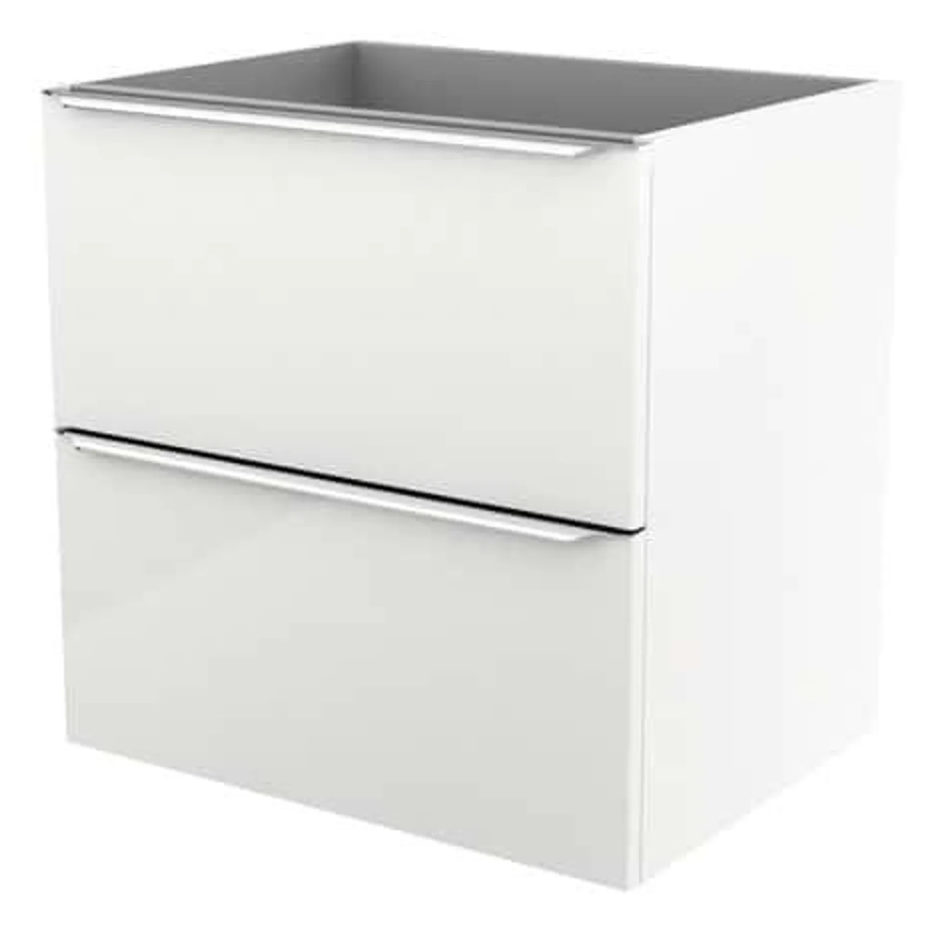 Meuble sous vasque à suspendre blanc "Imandra" L.60 x H.60 x P.45 cm - GoodHome