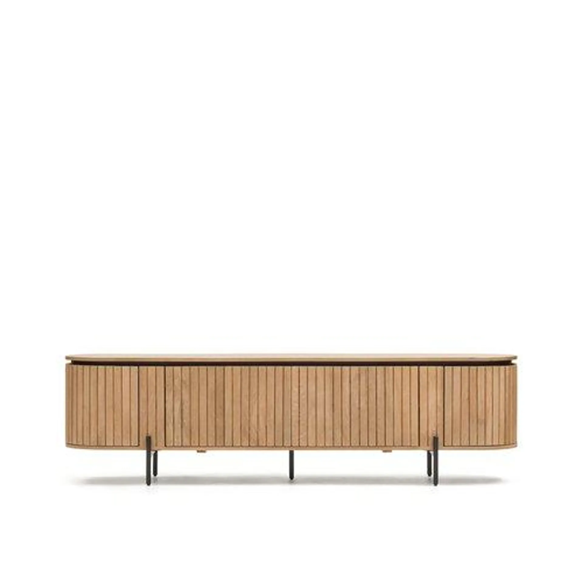 Meuble Tv 200 X 55 Cm Bois LICIA