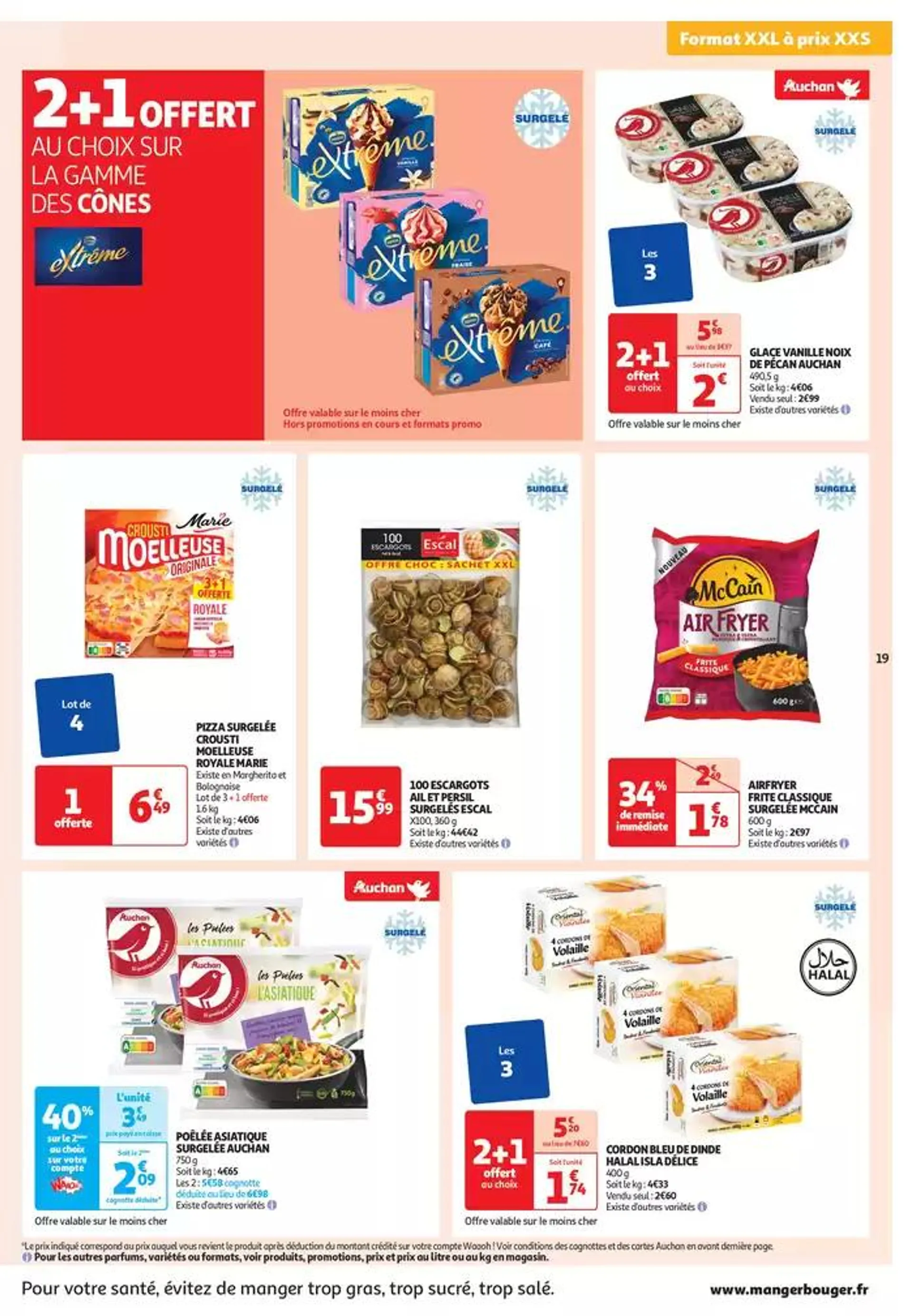 Top depart : 25 jours Auchan  du 29 octobre au 4 novembre 2024 - Catalogue page 19