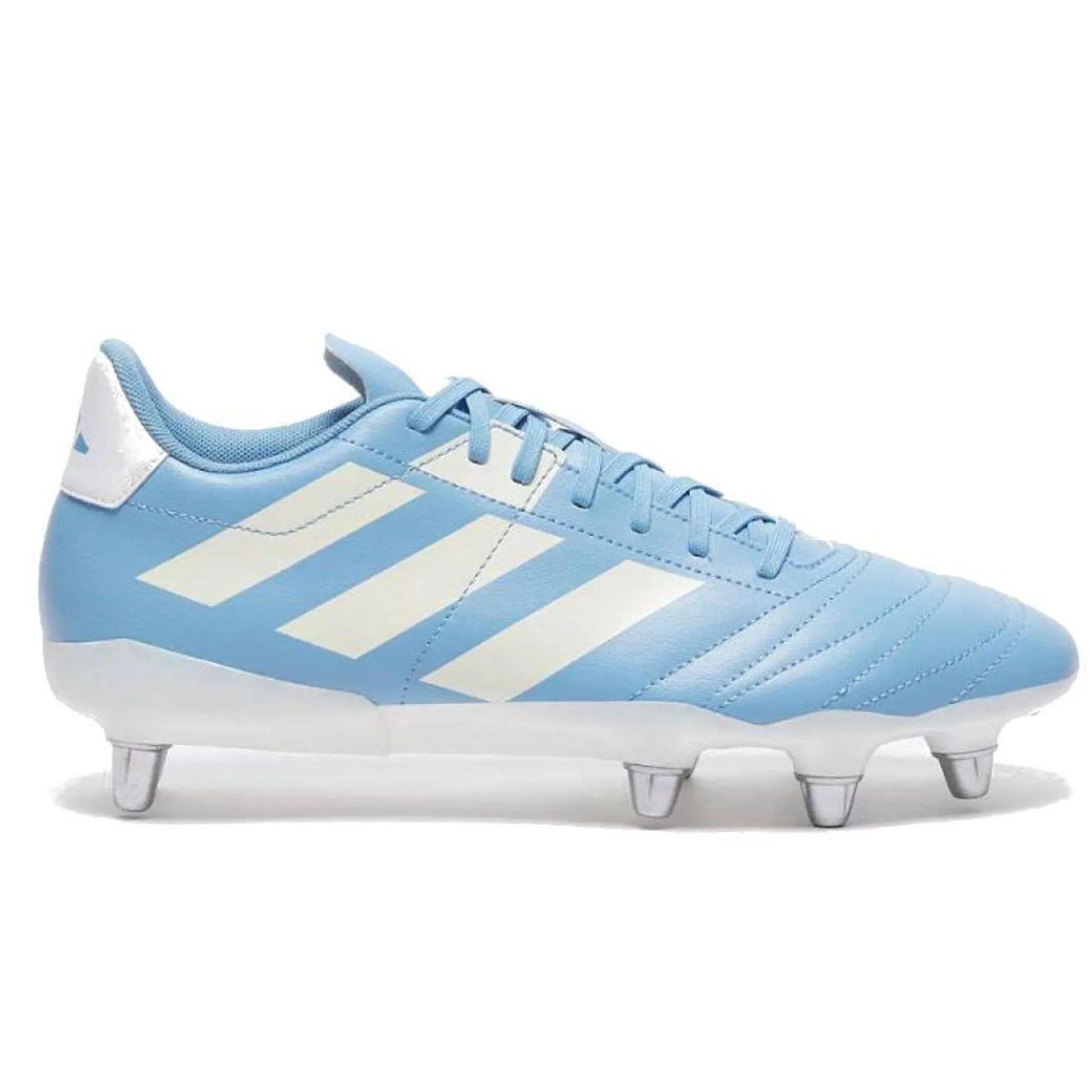 Chaussures Rugby Kakari Crampons Vissés Terrain Gras Bleu Ciel - Adidas