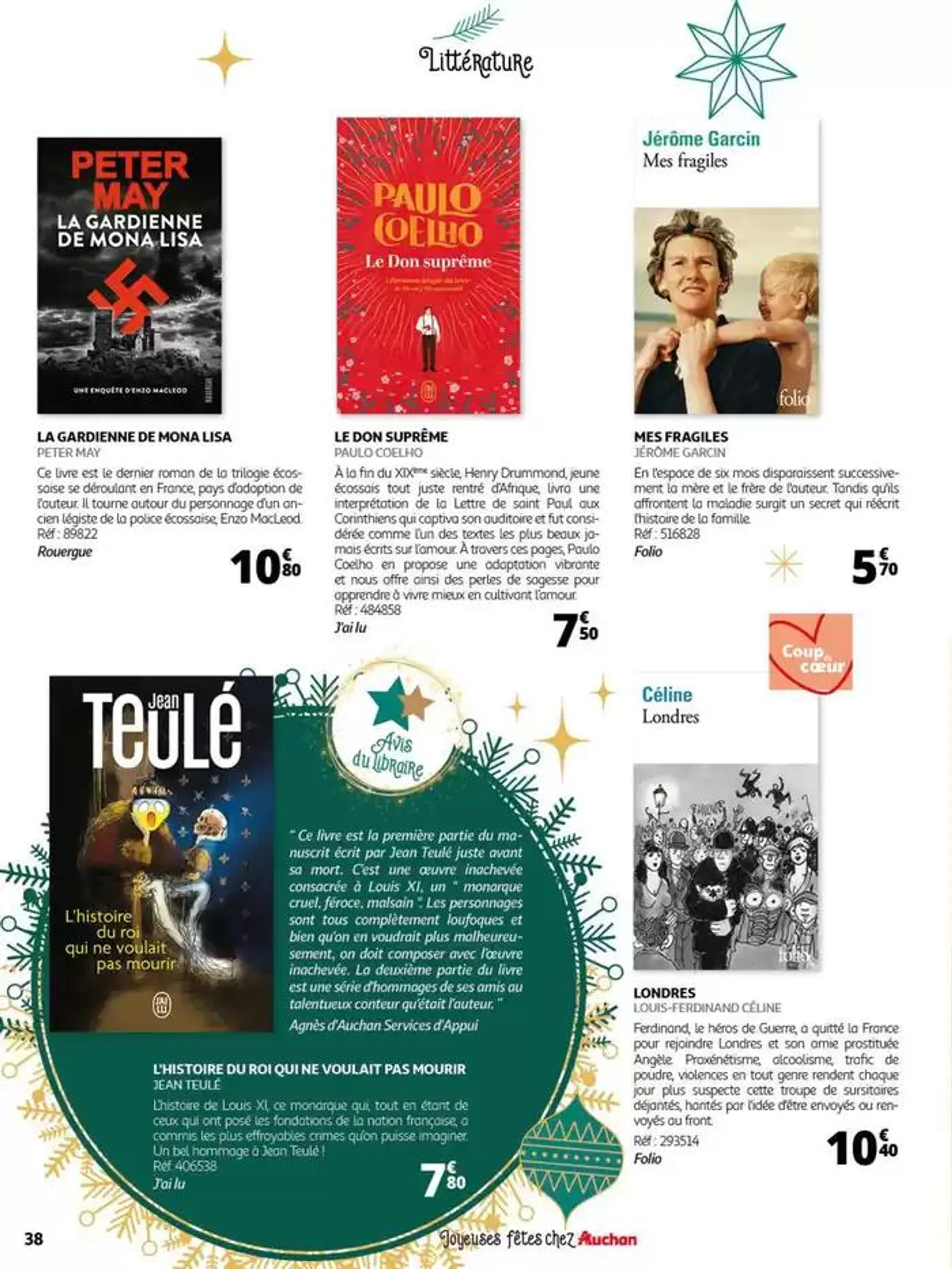 Culture : il y aura plein de surprises sous le sapin du 4 novembre au 24 décembre 2024 - Catalogue page 38