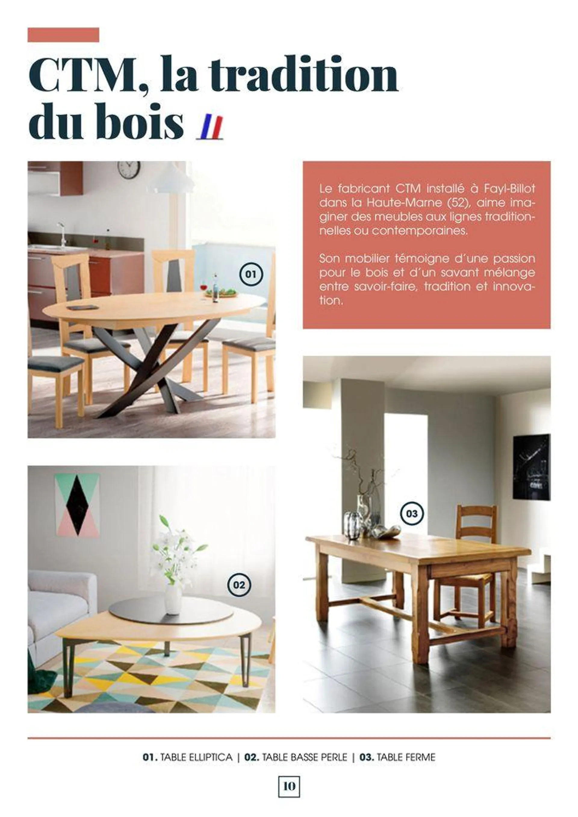 Quand le bois se mêle au made in France du 29 avril au 31 août 2024 - Catalogue page 10