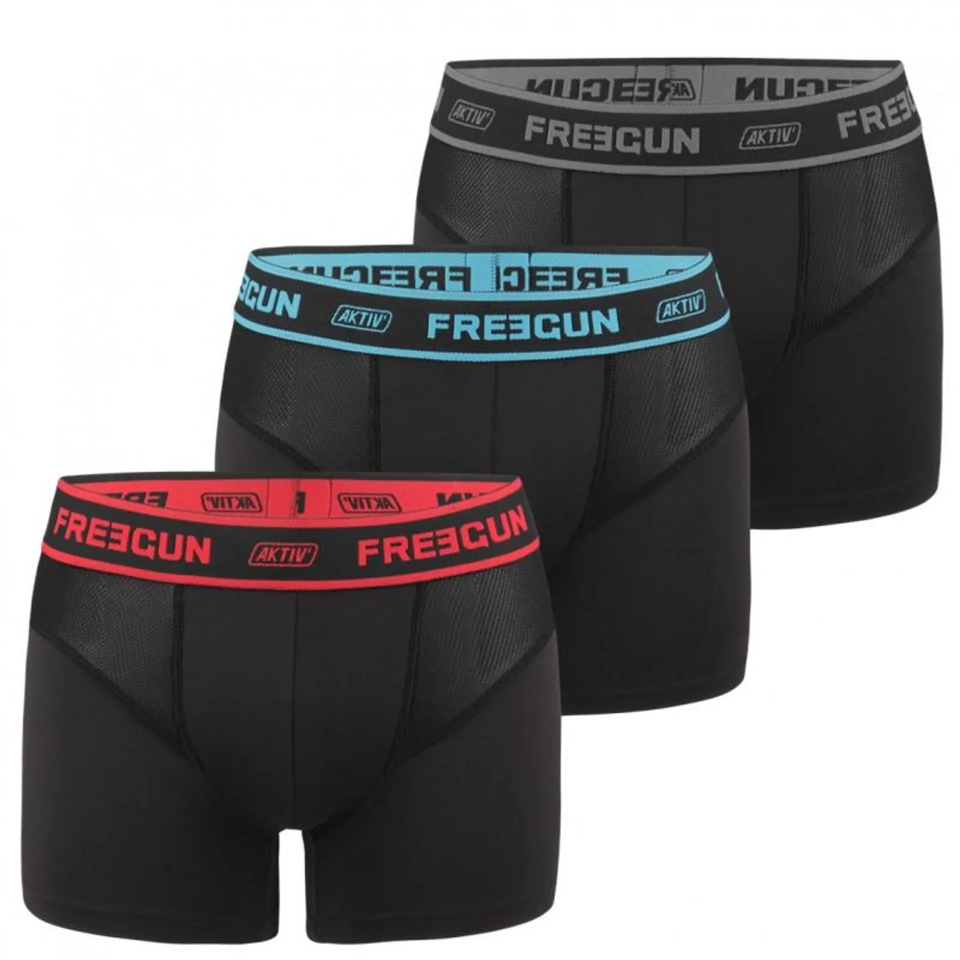 Lot de 3 Boxers Freegun homme Aktiv Sport