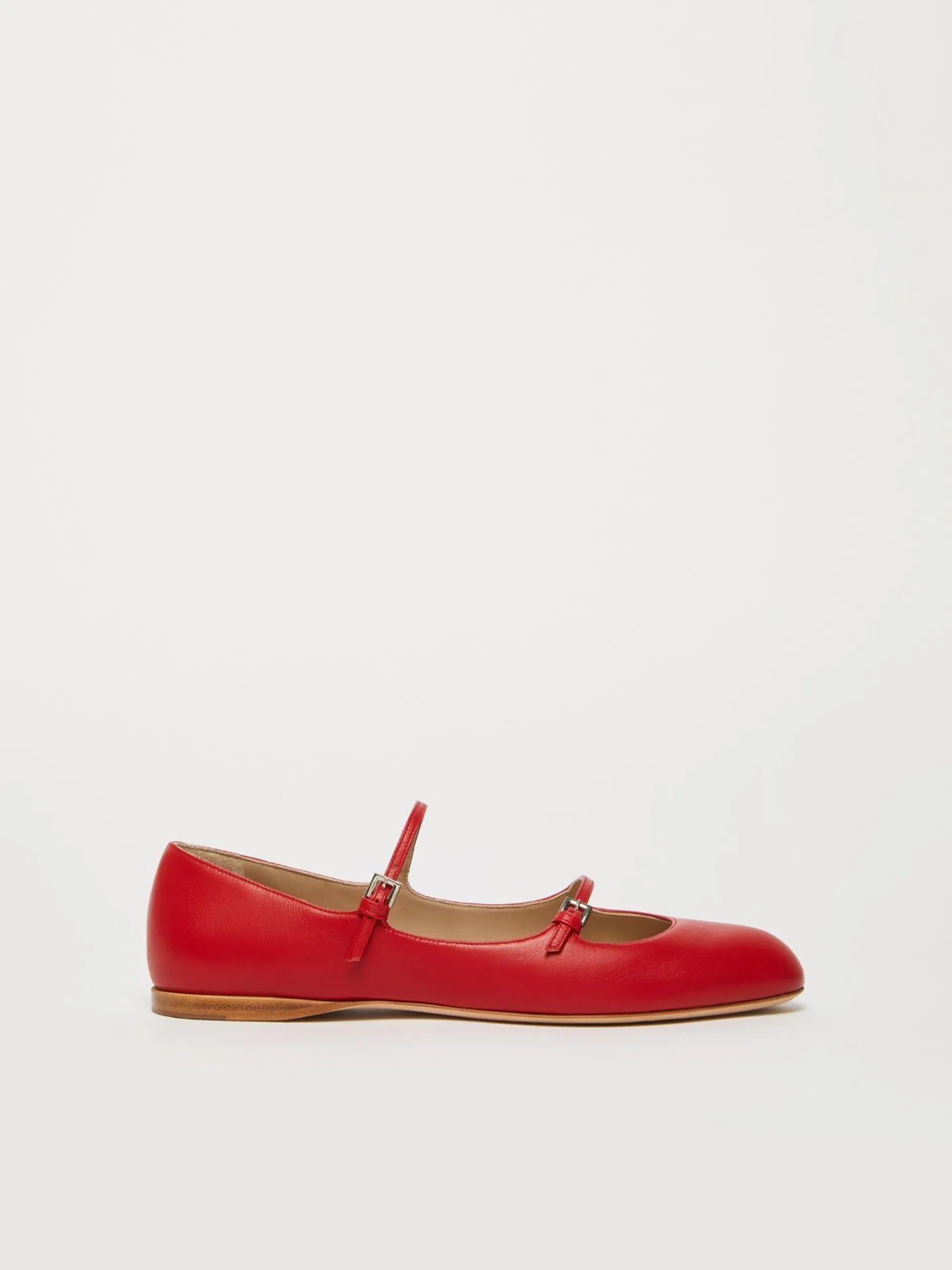 Ballerines en cuir nappa