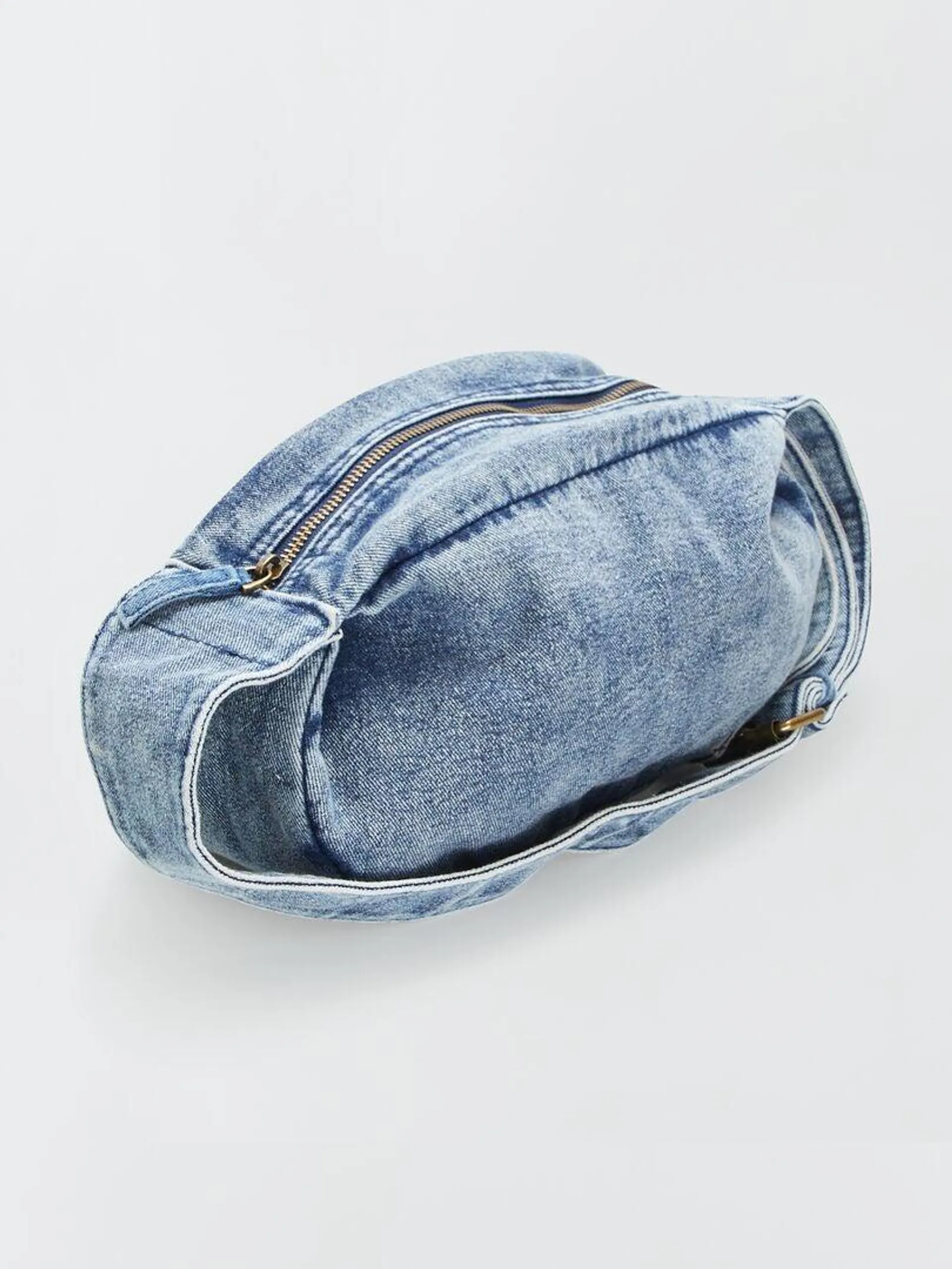 Sac banane en jean - Bleu