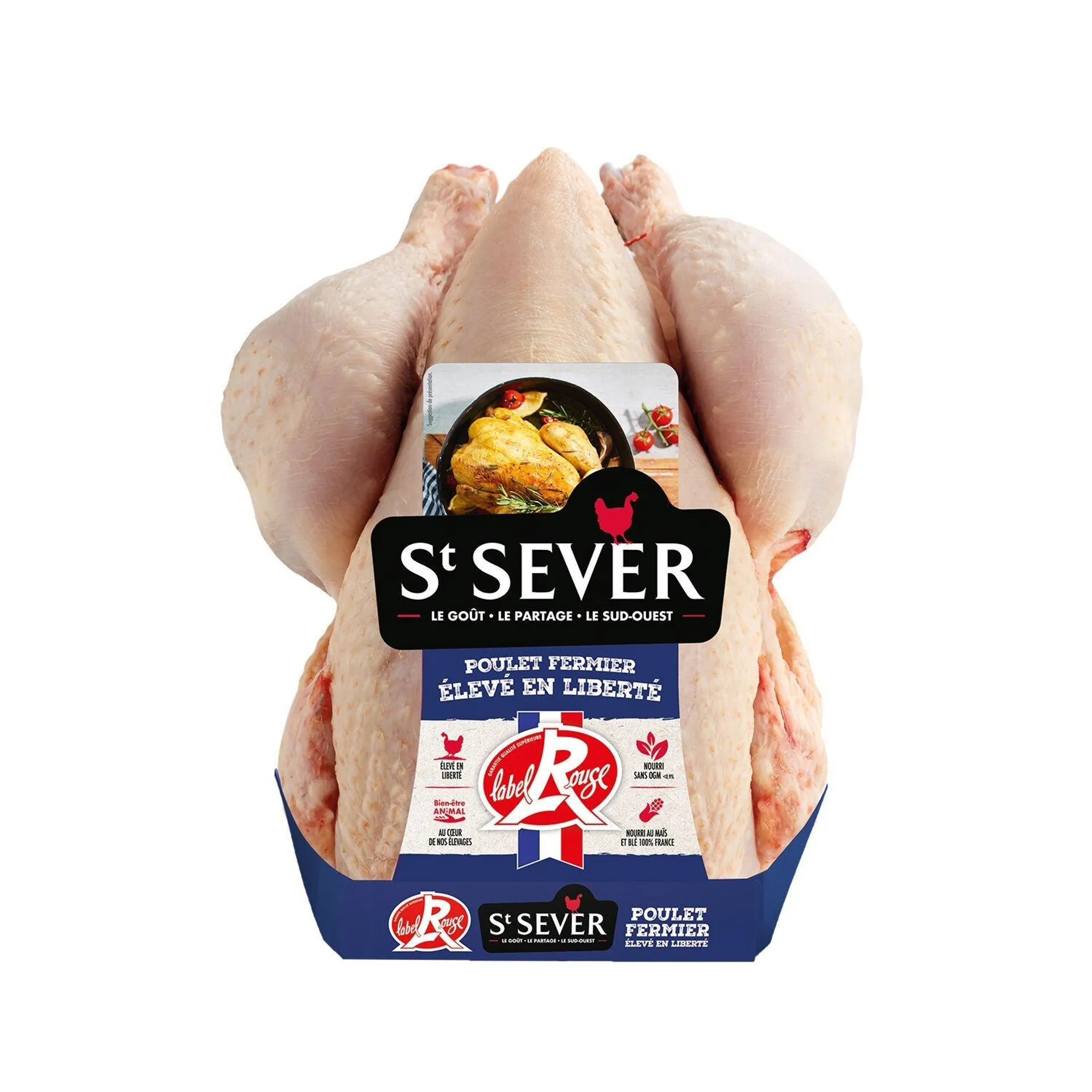 Poulet fermier blanc PAC Label Rouge ST SEVER