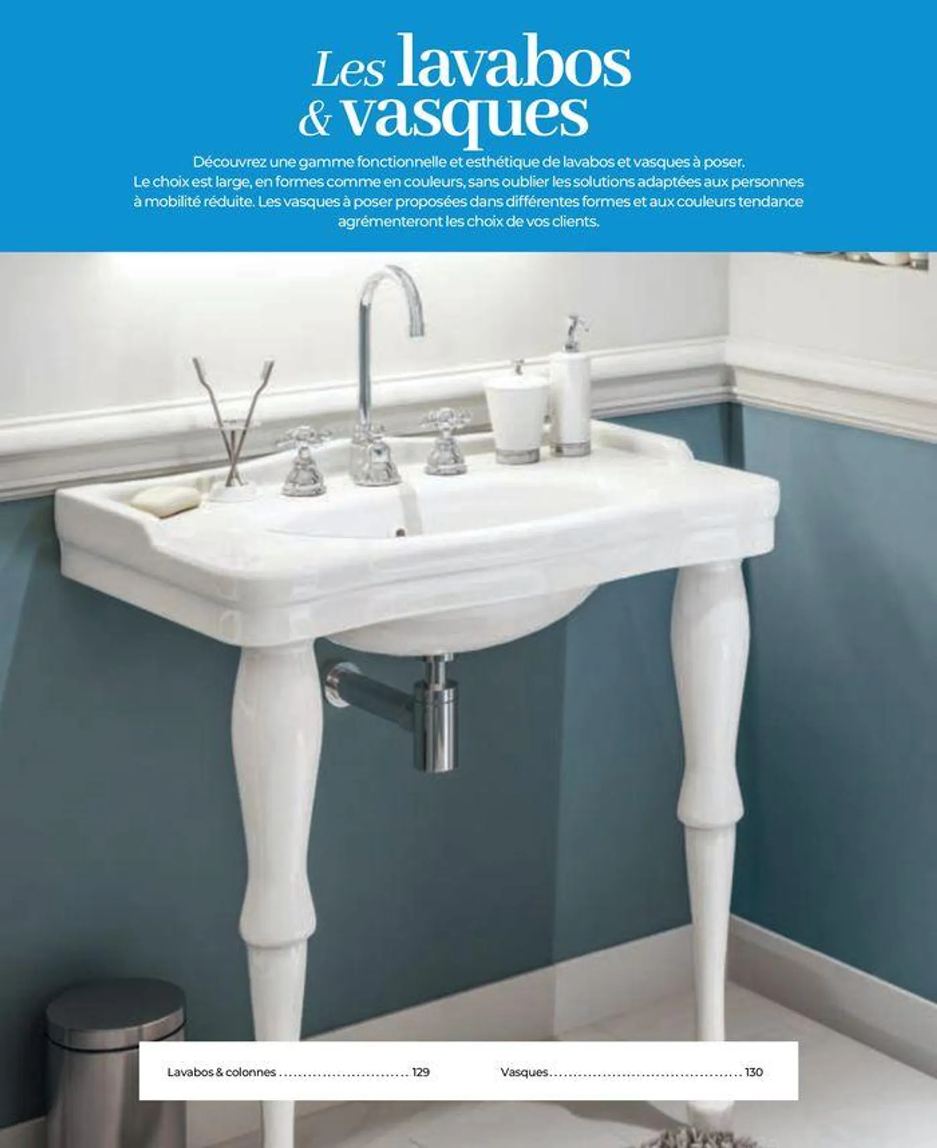 La salle de bain en toute sérénité du 17 janvier au 31 août 2024 - Catalogue page 127