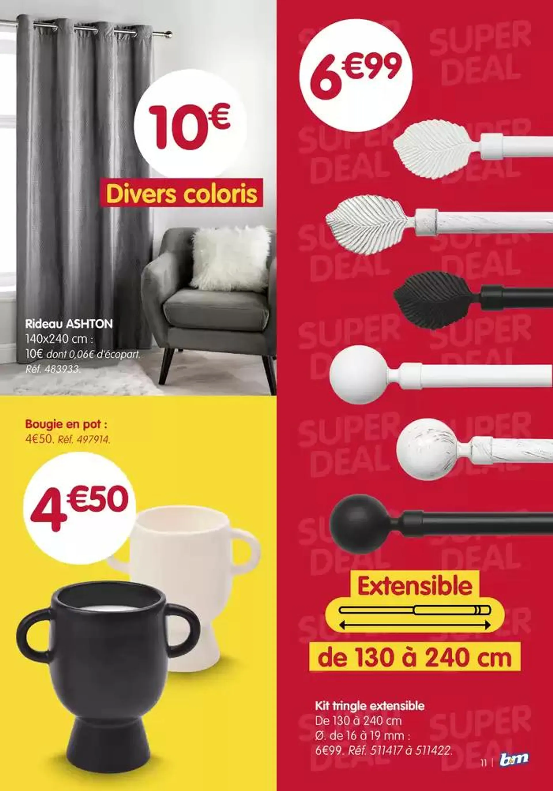 B&M: Super Deal du 26 décembre au 28 janvier 2025 - Catalogue page 11