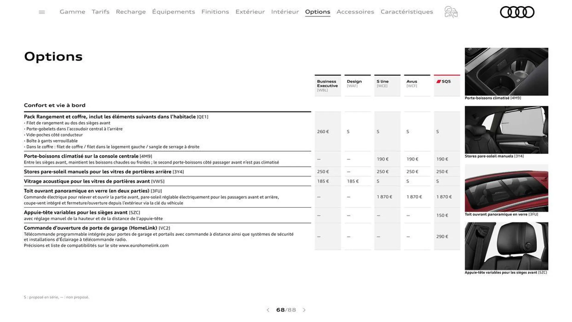 Audi Q5 du 20 août au 31 décembre 2024 - Catalogue page 68