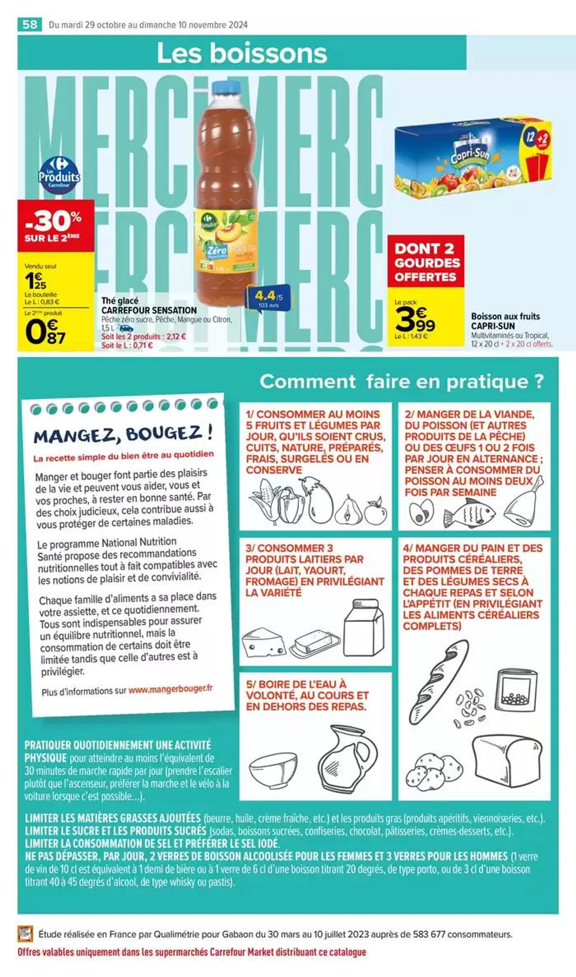 20 ANS DE FIDÉLITÉ, ÇA SE FÊTE du 29 octobre au 10 novembre 2024 - Catalogue page 60