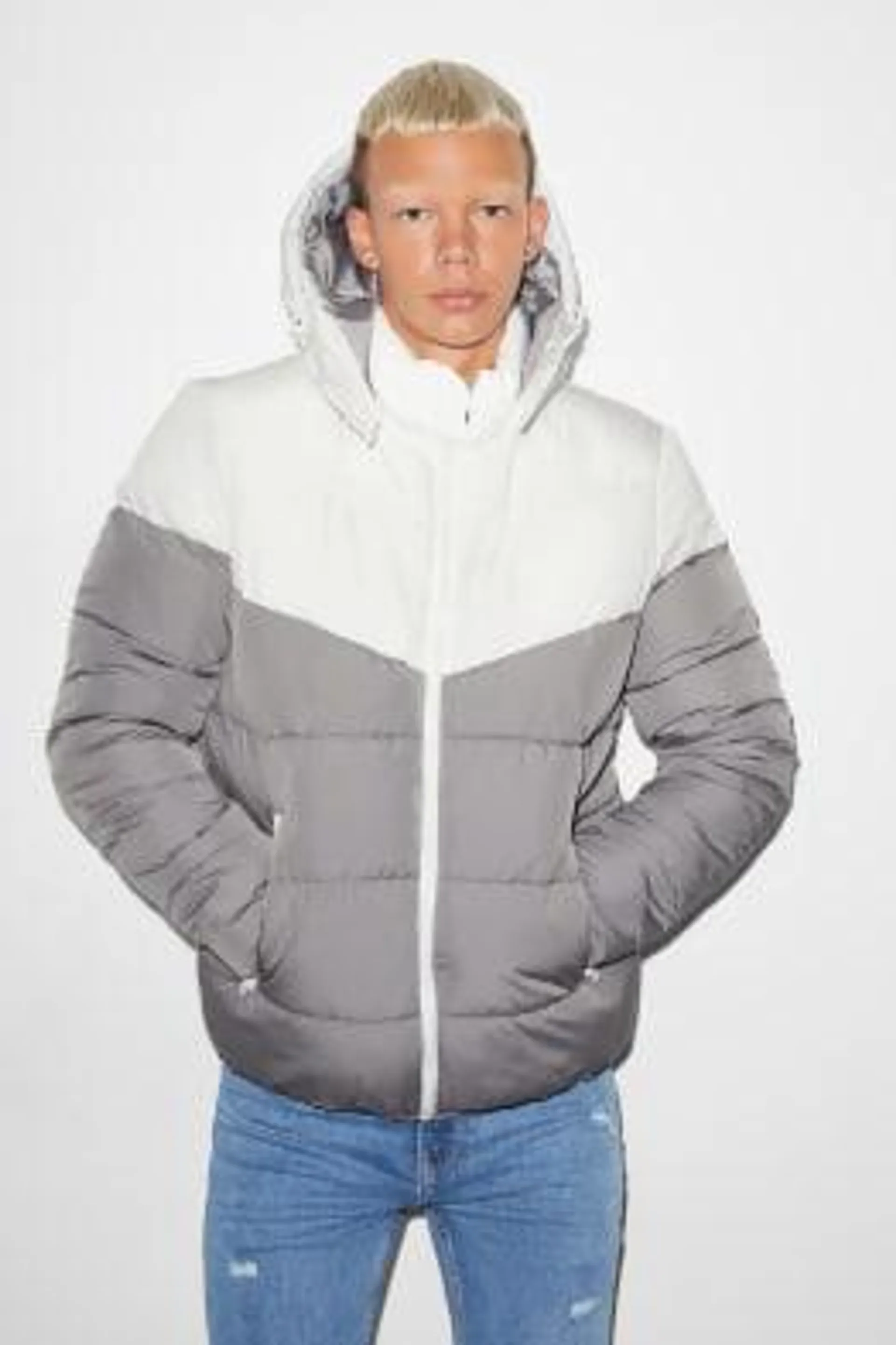CLOCKHOUSE - quilted jacket with hood
