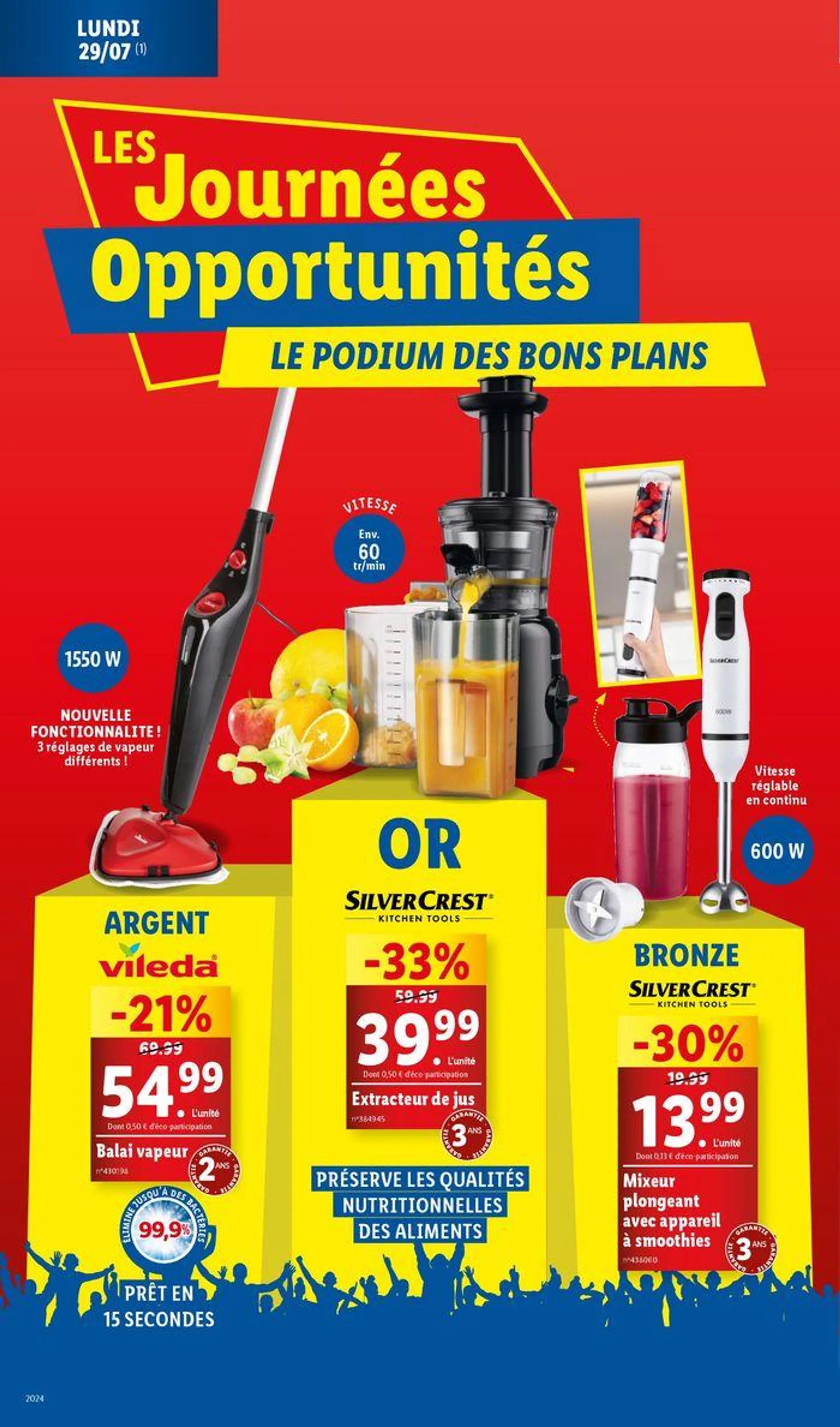 Ne passez pas à côté de nos offres bricolage et maison, toujours à prix Lidl ! du 25 juillet au 29 juillet 2024 - Catalogue page 20