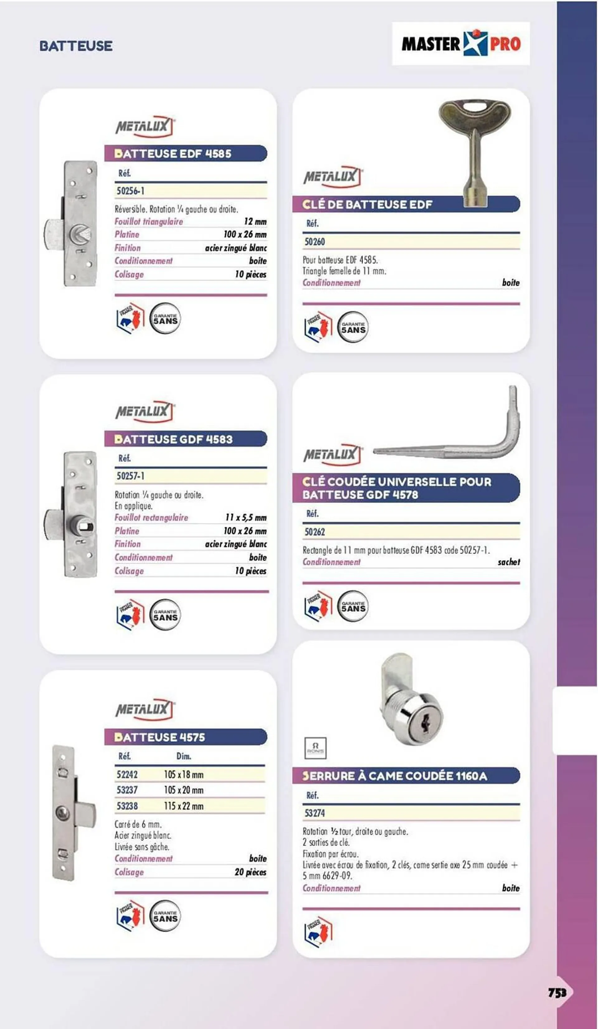 Catalogue Master Pro du 3 janvier au 31 décembre 2024 - Catalogue page 727