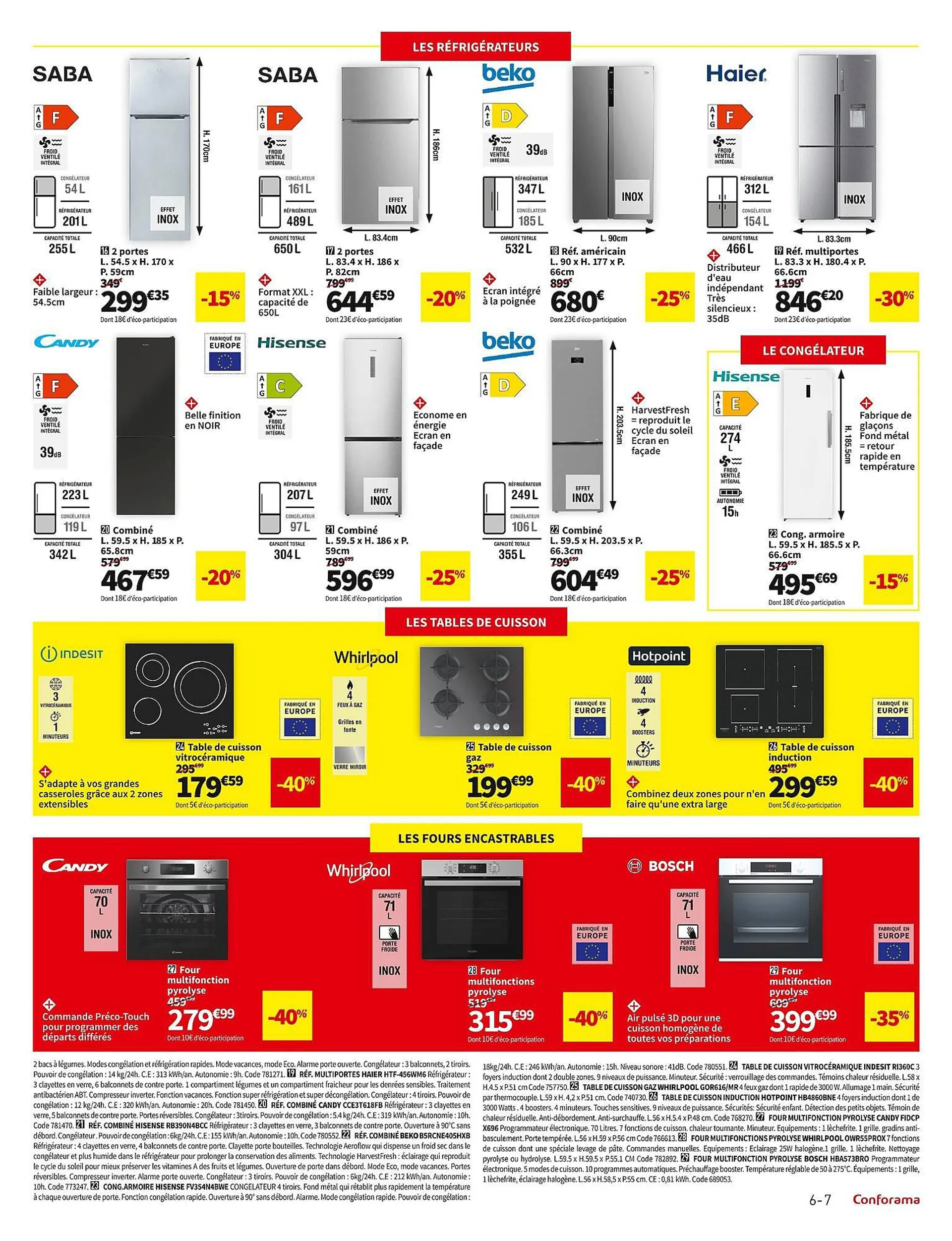 Catalogue Conforama du 1 janvier au 29 janvier 2024 - Catalogue page 7