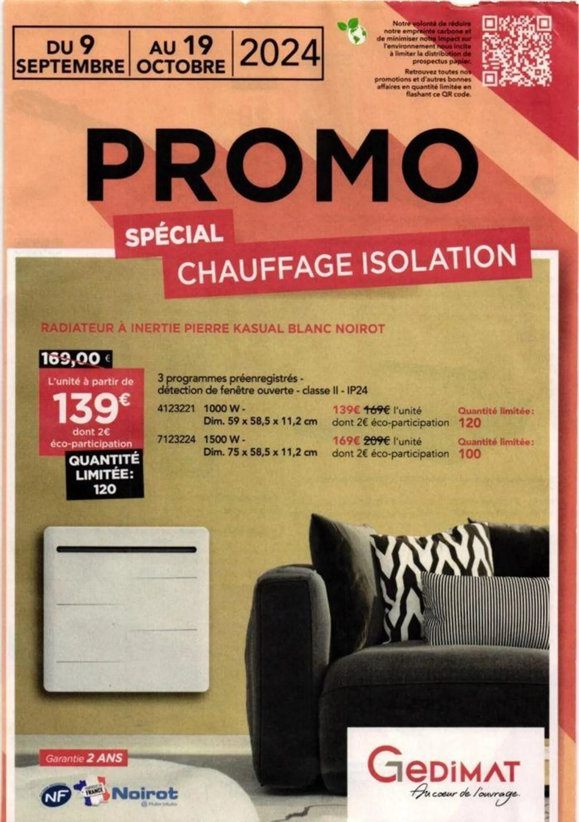 Promo special chauffage isolation - 1