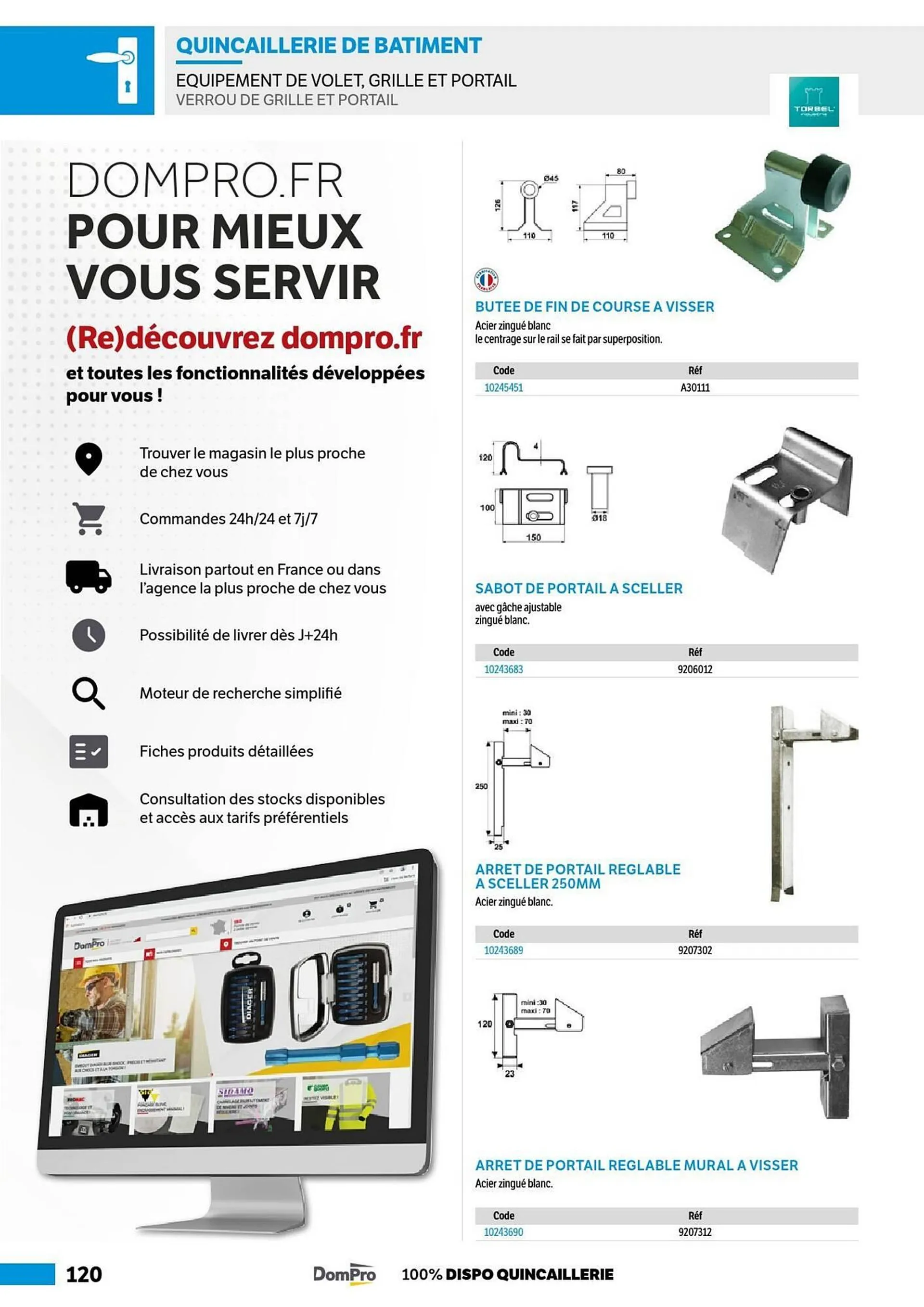 Catalogue DomPro du 8 juillet au 4 janvier 2025 - Catalogue page 120