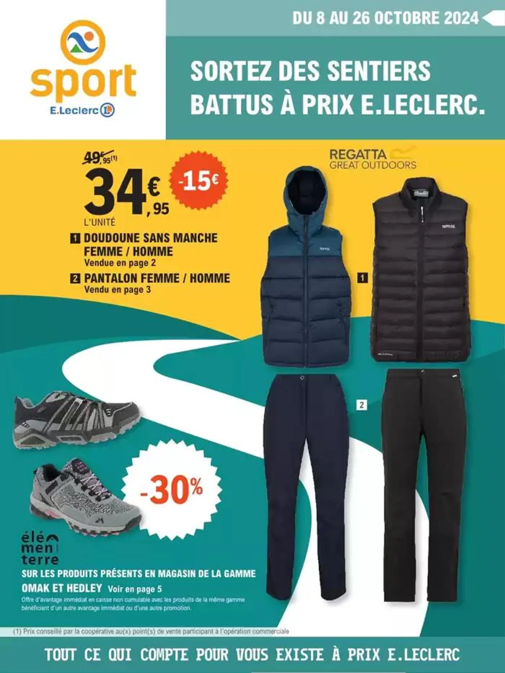 Sports Automne du 9 octobre au 26 octobre 2024 - Catalogue page 1