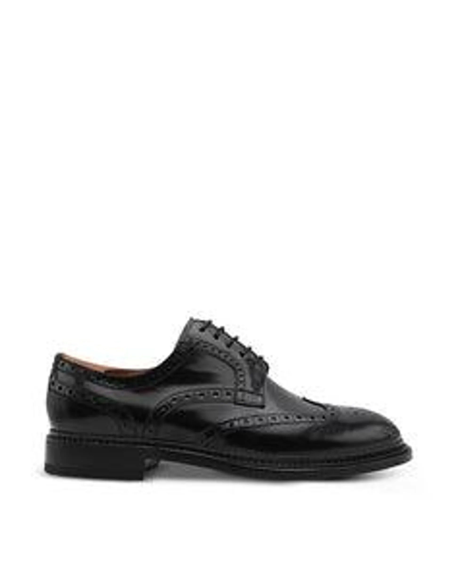 Men's Handmade Black Leather Oxford Shoes