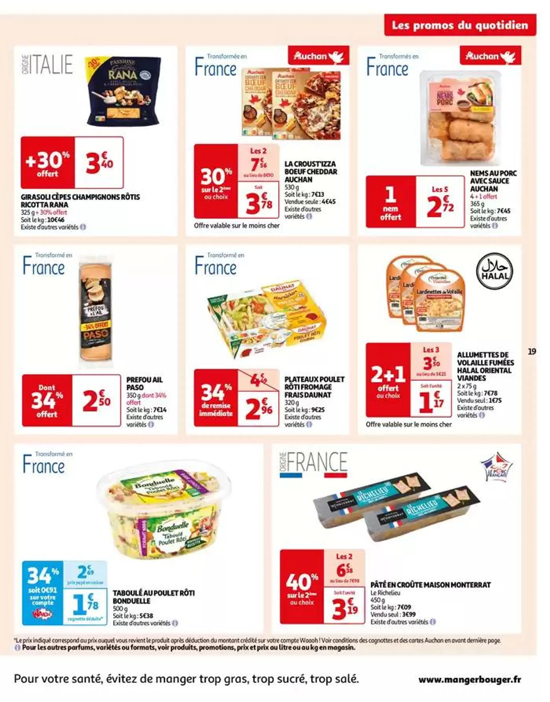 Cette semaine, plus de 3000 offres en magasin du 1 octobre au 7 octobre 2024 - Catalogue page 19